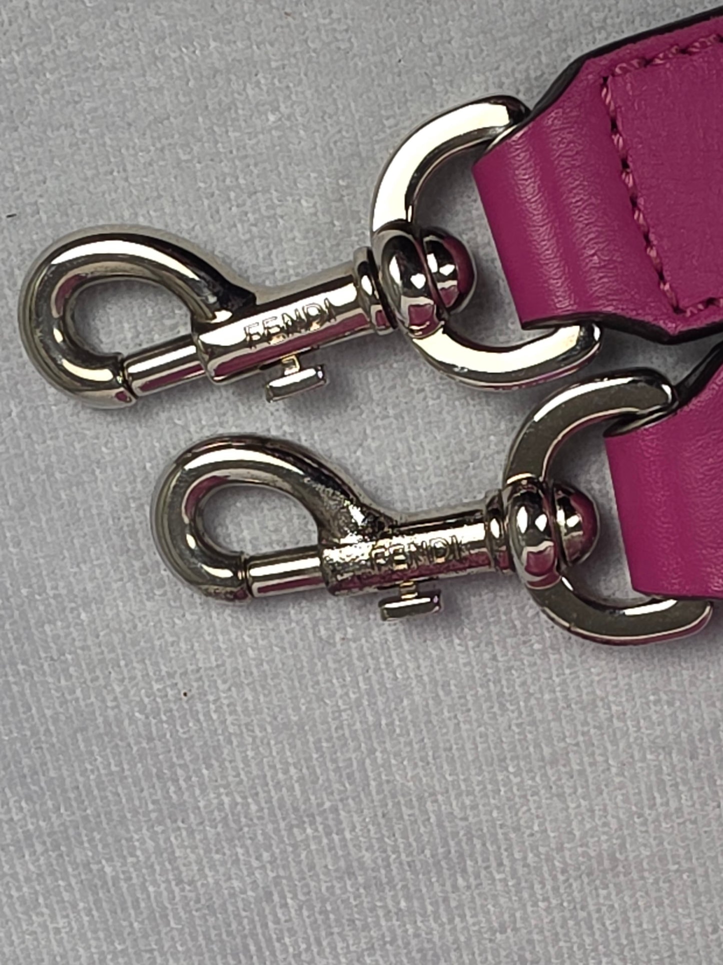 Fendi "By The Way" Boston Bag – Vibrant Magenta Calfskin