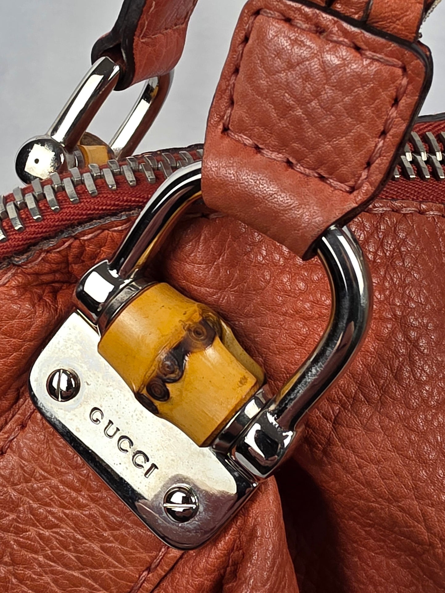 Gucci Medium Bamboo Bar Tote Bag