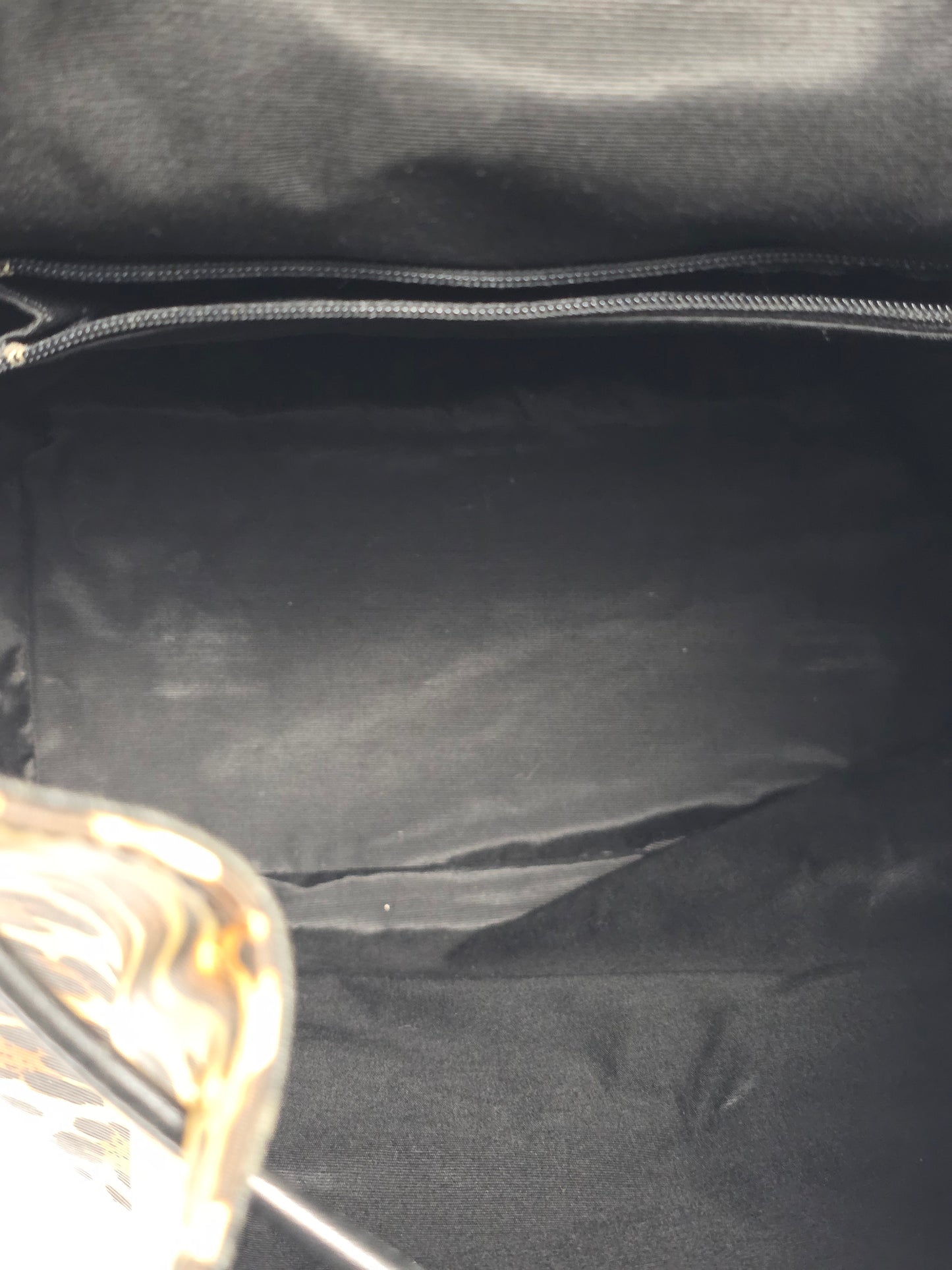 Gianni Versace Barocco and Leopard Print Backpack