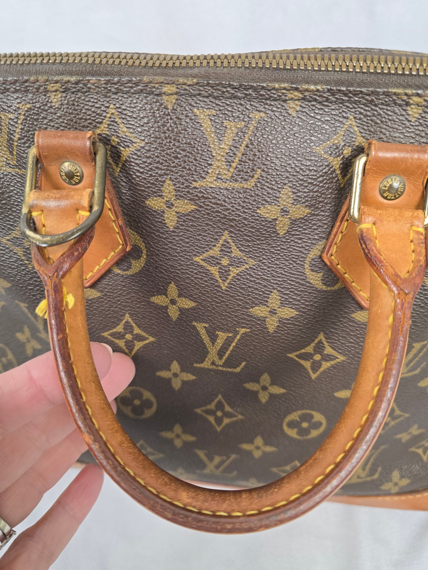 Louis Vuitton Brown Classic Monogram Canvas Alma
