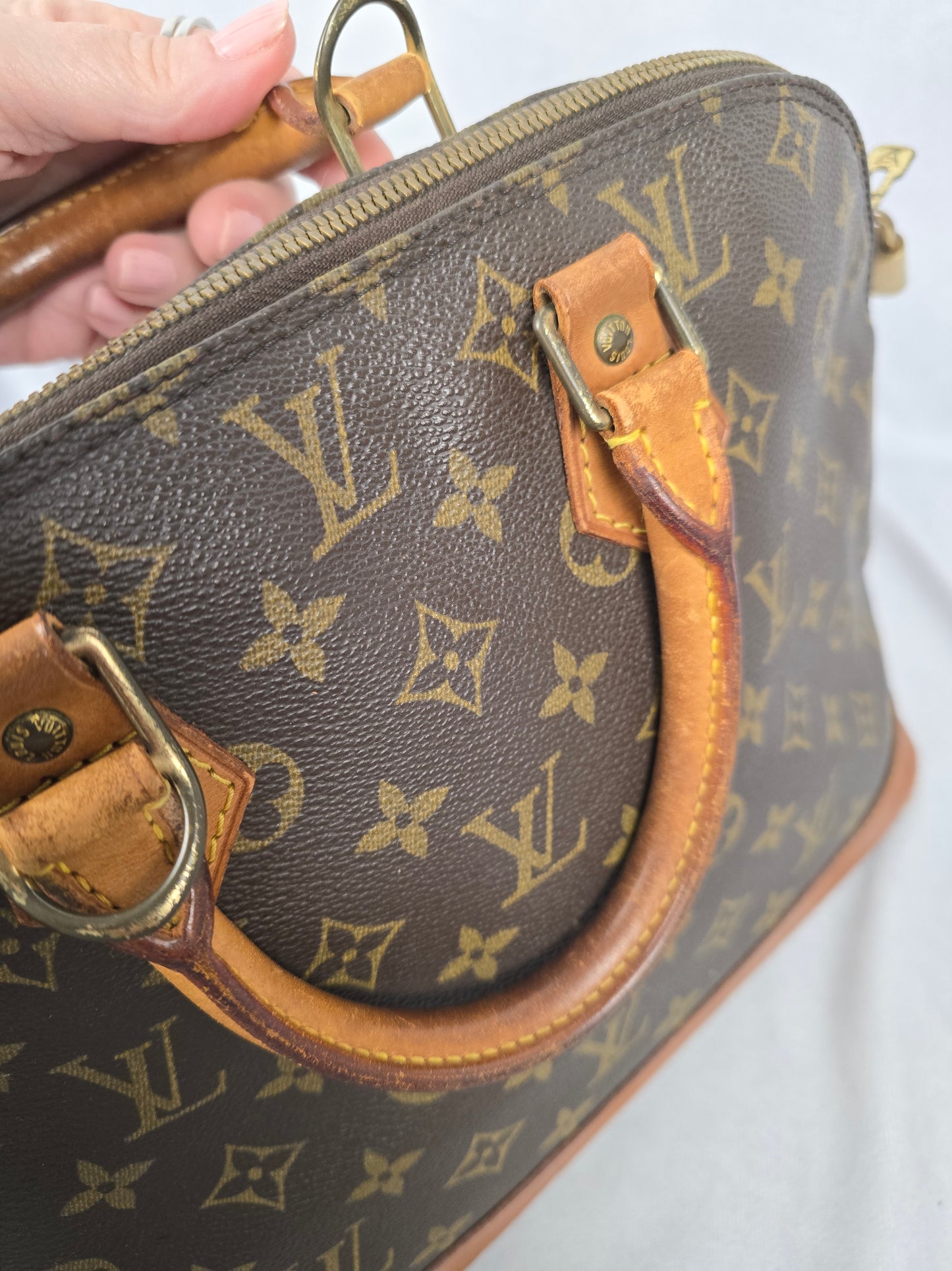 Louis Vuitton Brown Classic Monogram Canvas Alma