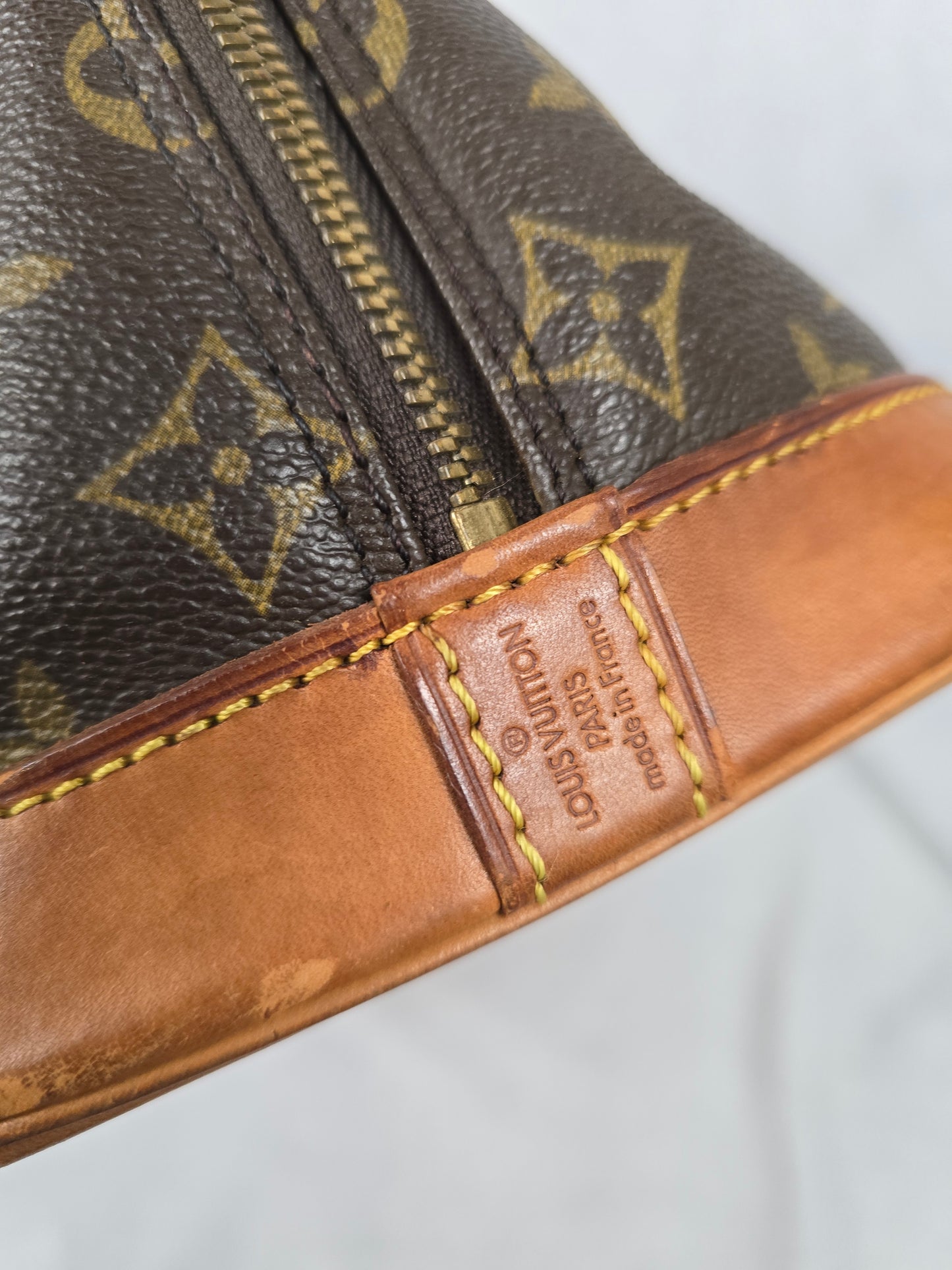Louis Vuitton Brown Classic Monogram Canvas Alma