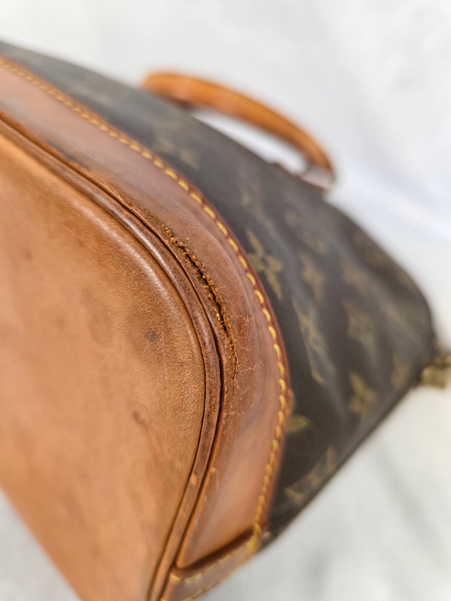 Louis Vuitton Brown Classic Monogram Canvas Alma