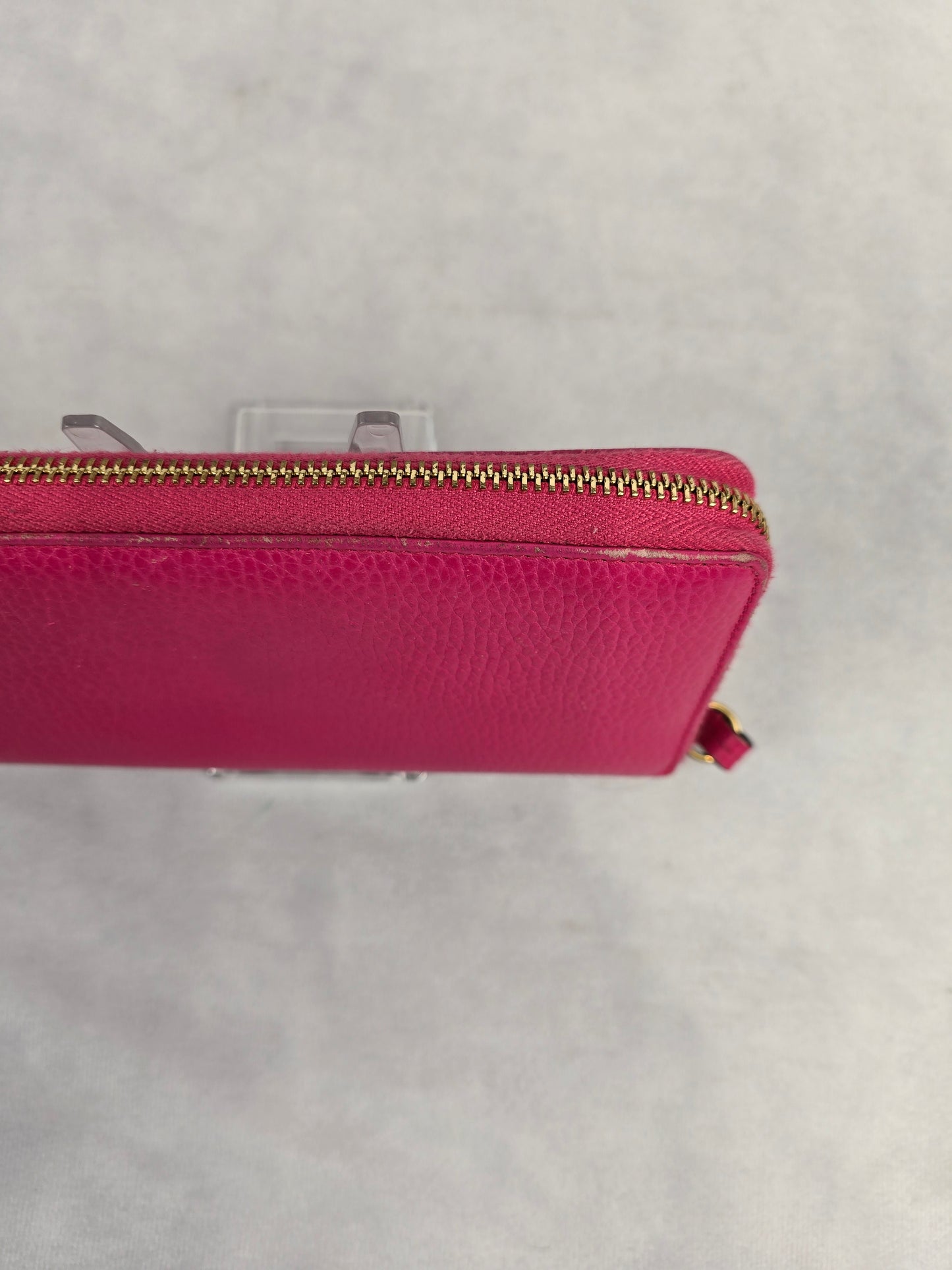 Gucci GG Marmont Zip-Around Wallet in Pink
