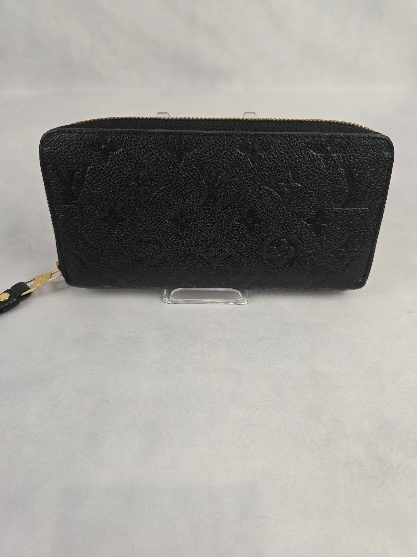 Louis Vuitton Empriente Black Leather Zippy Wallet