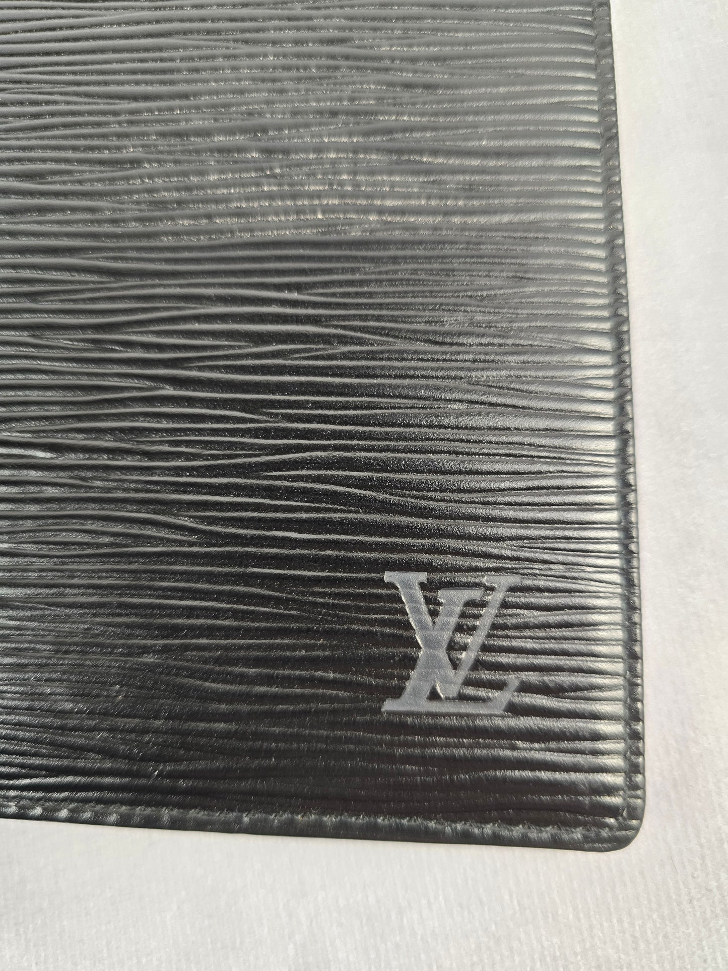 Louis Vuitton Black Epi Bifold Wallet