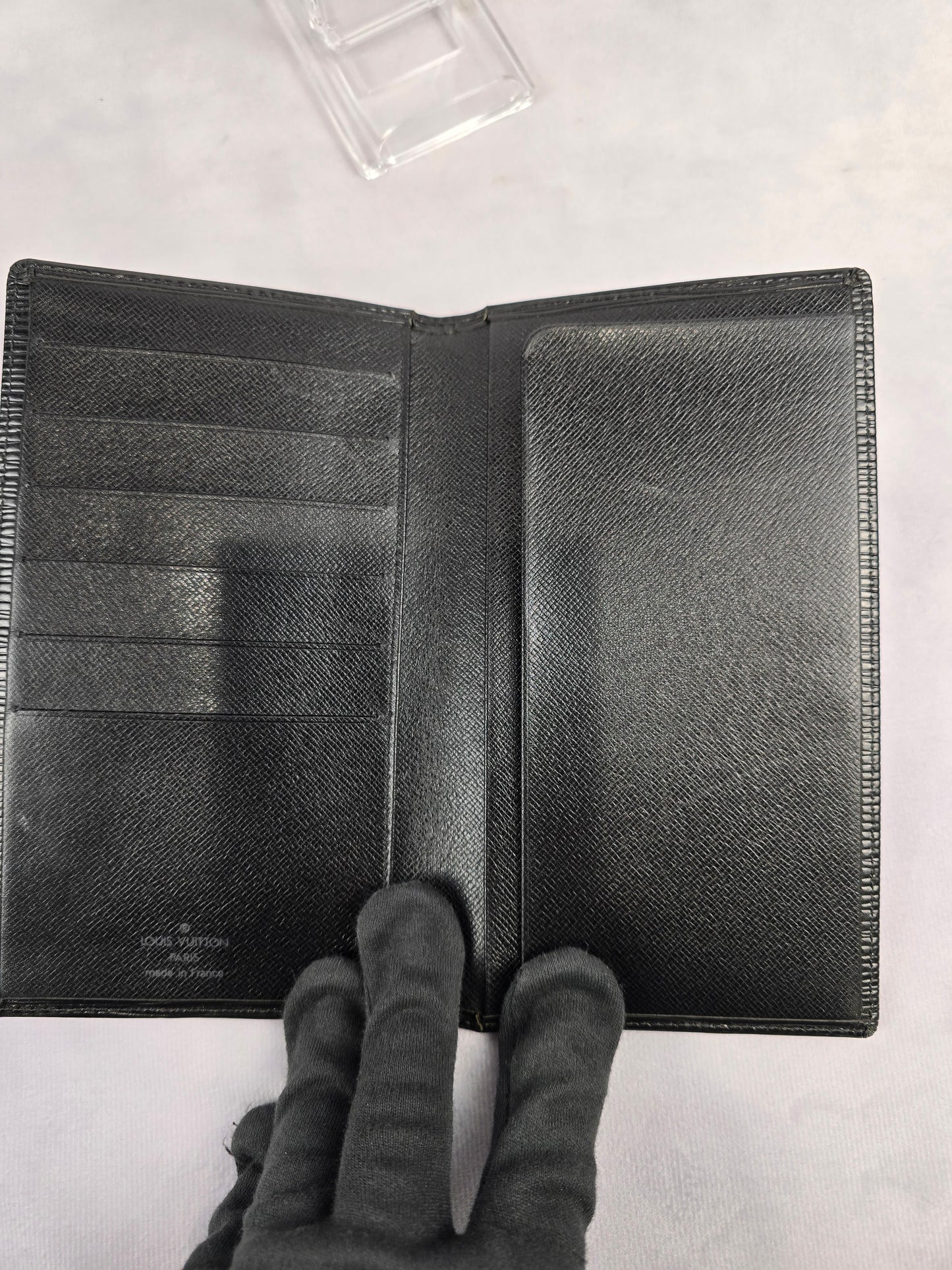 Louis Vuitton Black Epi Bifold Wallet