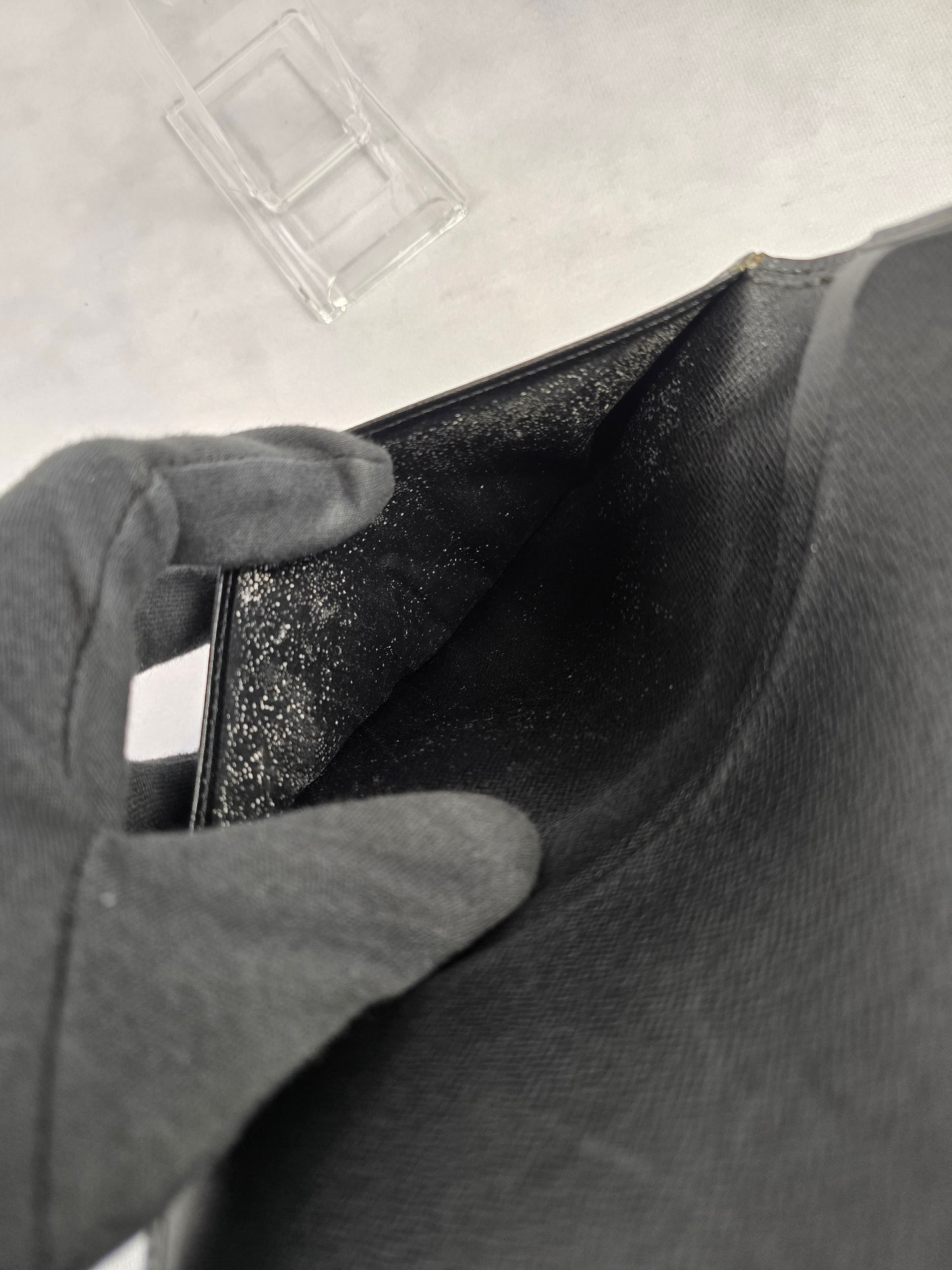 Louis Vuitton Black Epi Bifold Wallet