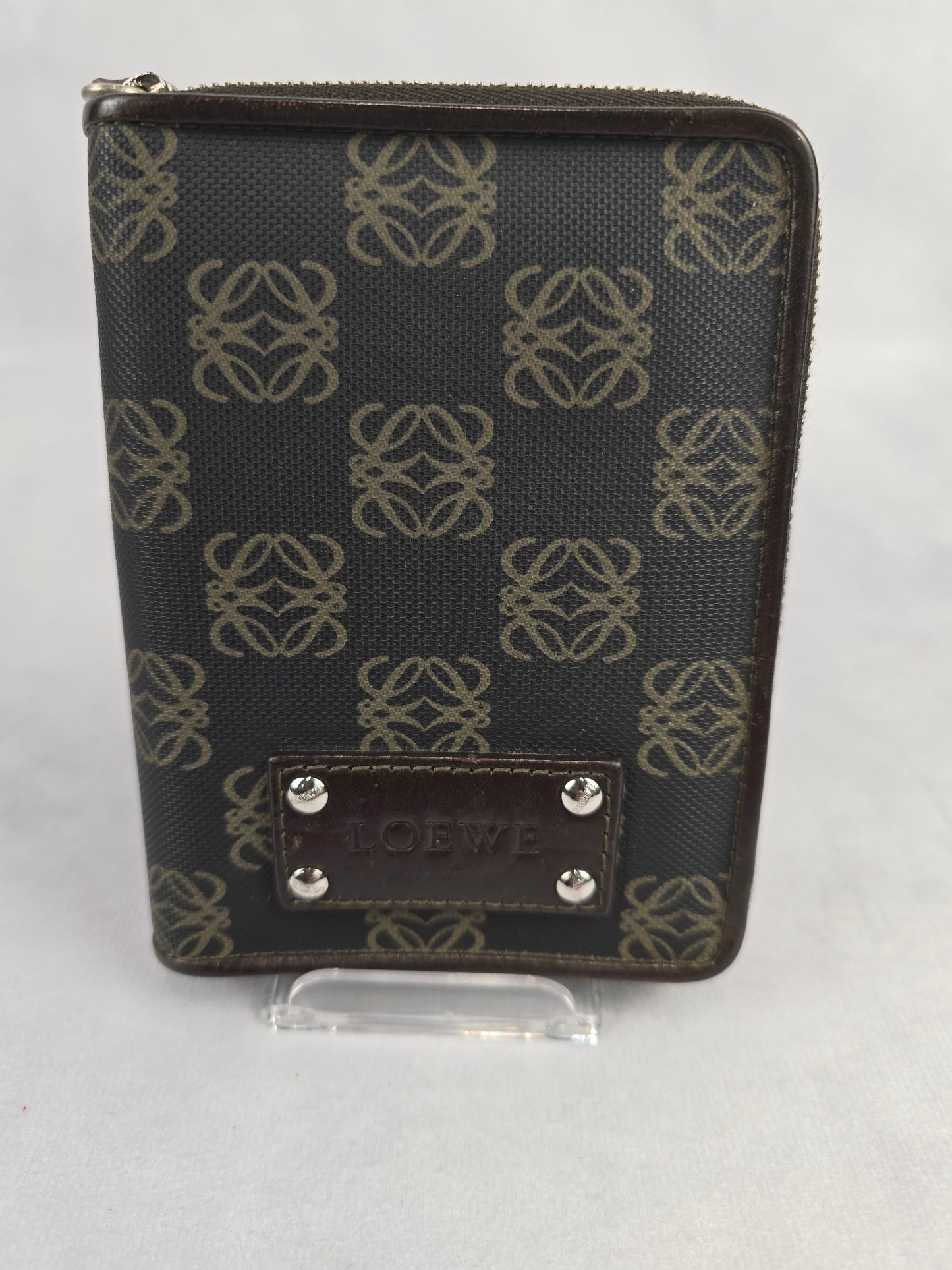 Loewe Vintage Anagram Coated Canvas Organizer