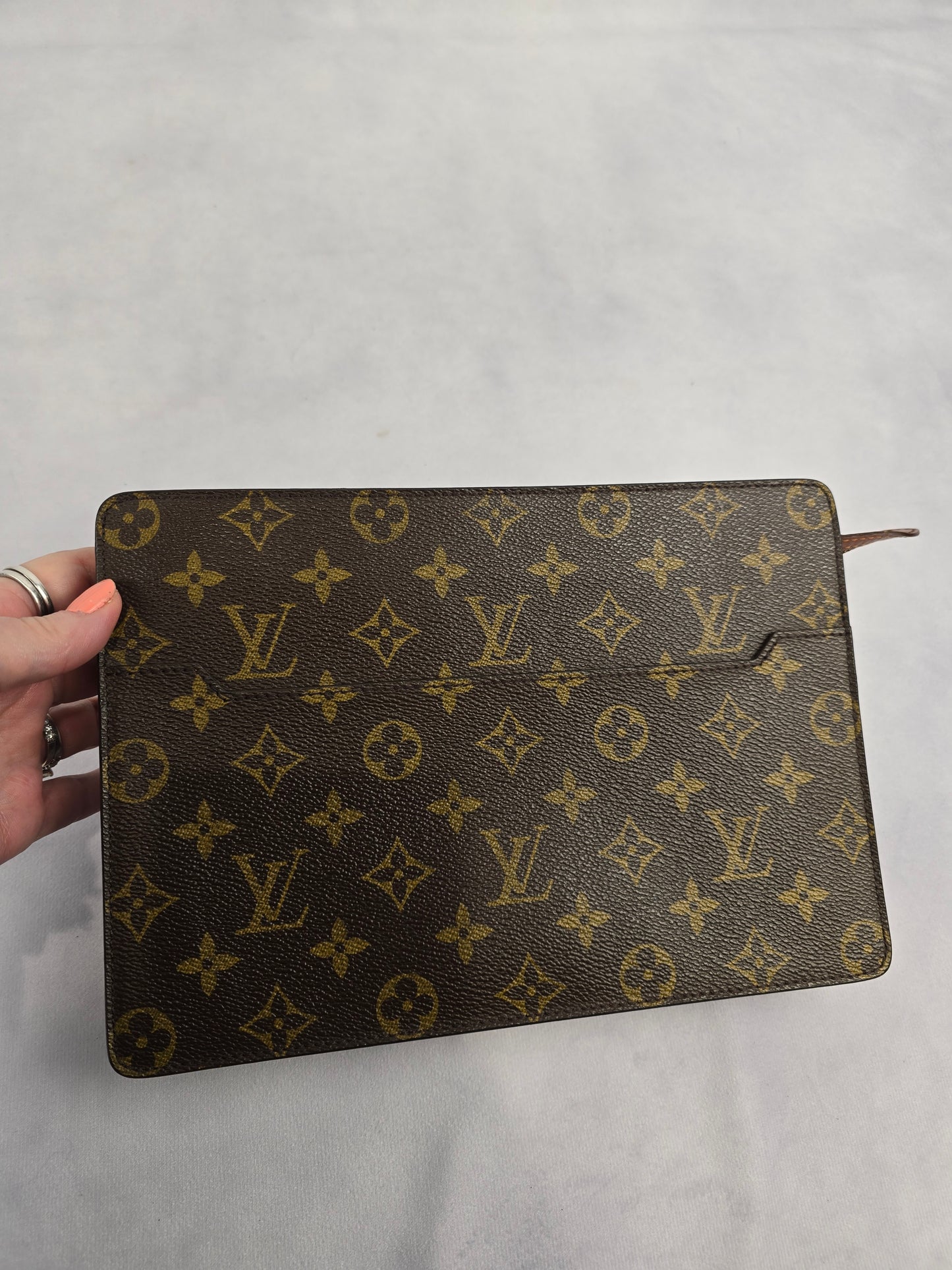 Louis Vuitton Monogram Canvas Pochette Homme Clutch