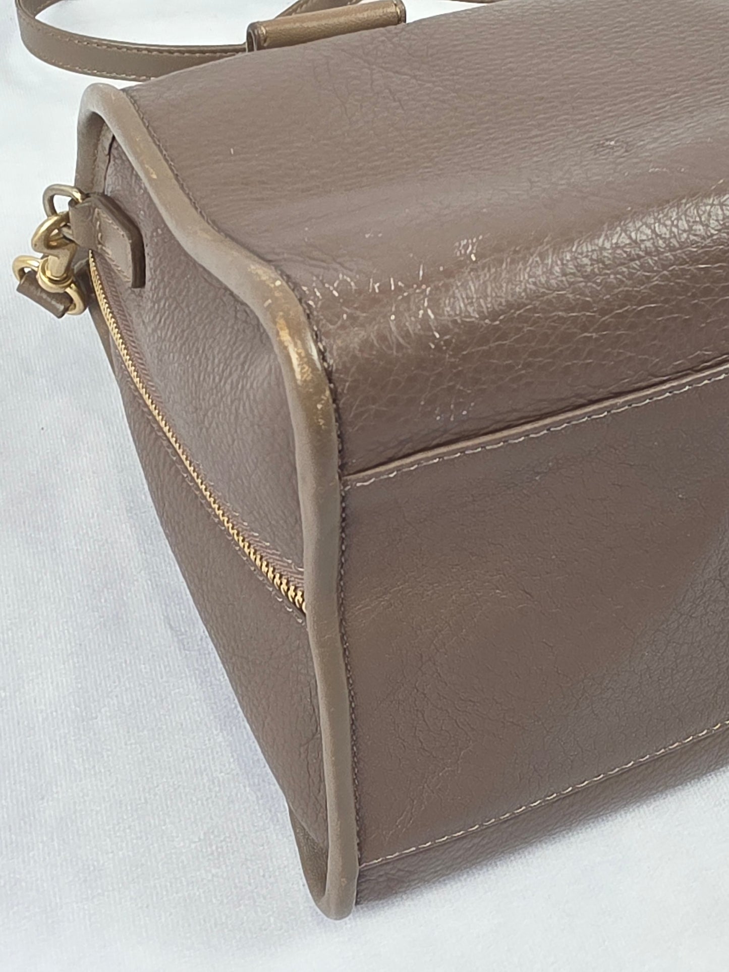 See by Chloé "April" Small Leather Satchel / Boston Bag