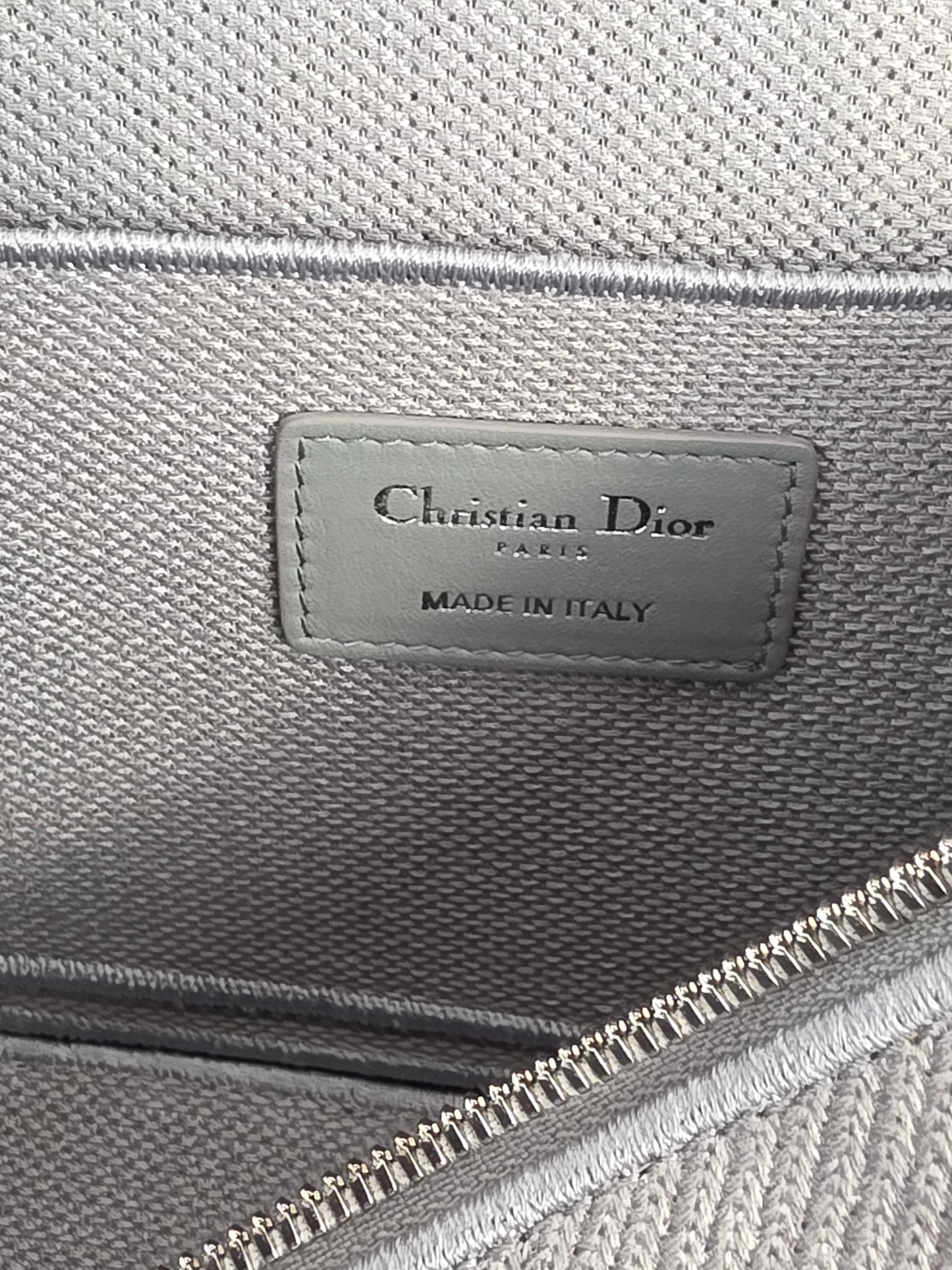 Christian Dior DiorTravel Vanity Case – Gray Cannage Embroidered Canvas