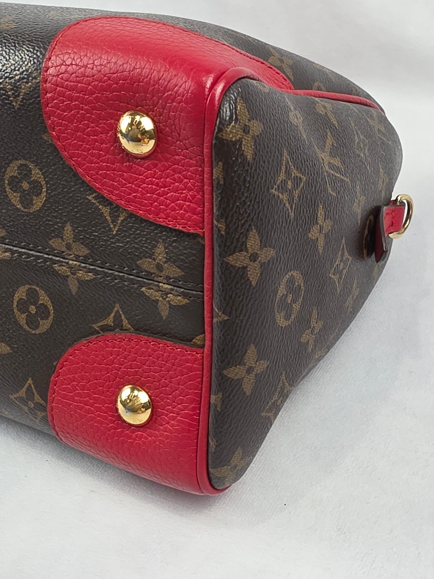 Louis Vuitton Monogram Retiro NM Handbag Coquelicot Red 2Way Shoulder Bag