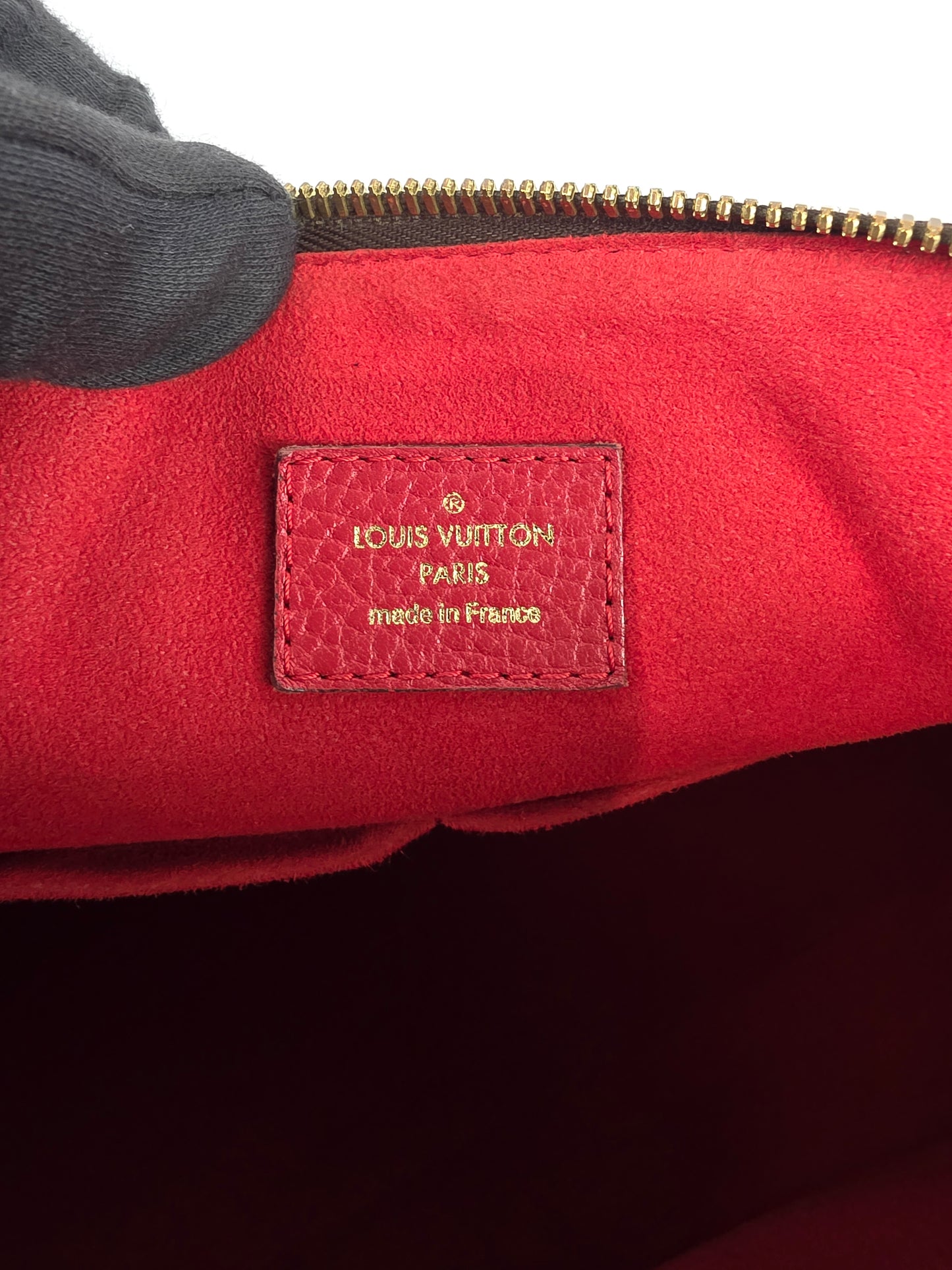 Louis Vuitton Monogram Retiro NM Handbag Coquelicot Red 2Way Shoulder Bag