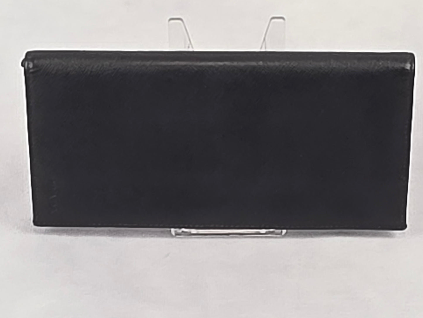 PRADA Saffiano Leather Long Bifold Wallet - Nero Black