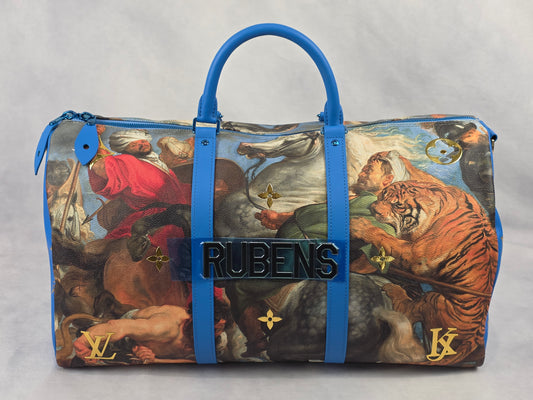 RARE - Louis Vuitton Rubens Keepall 50 - Jeff Koons Masters Edition