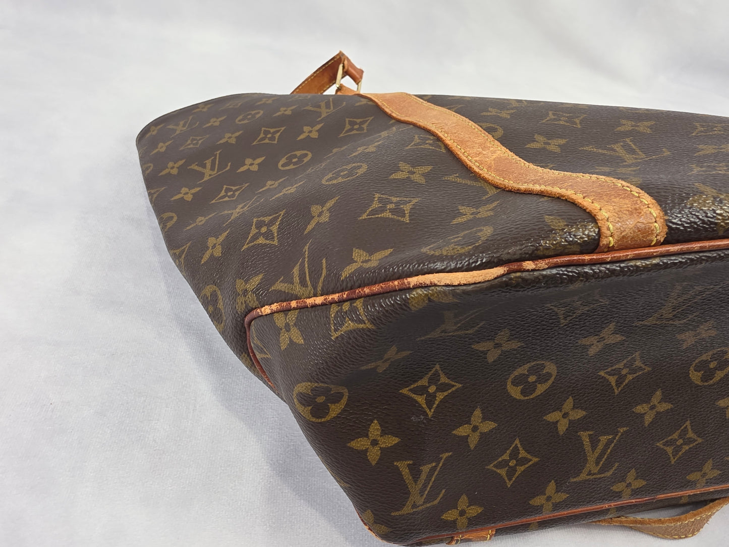 LOUIS VUITTON VINTAGE MONOGRAM SAC MM SHOPPING TOTE
