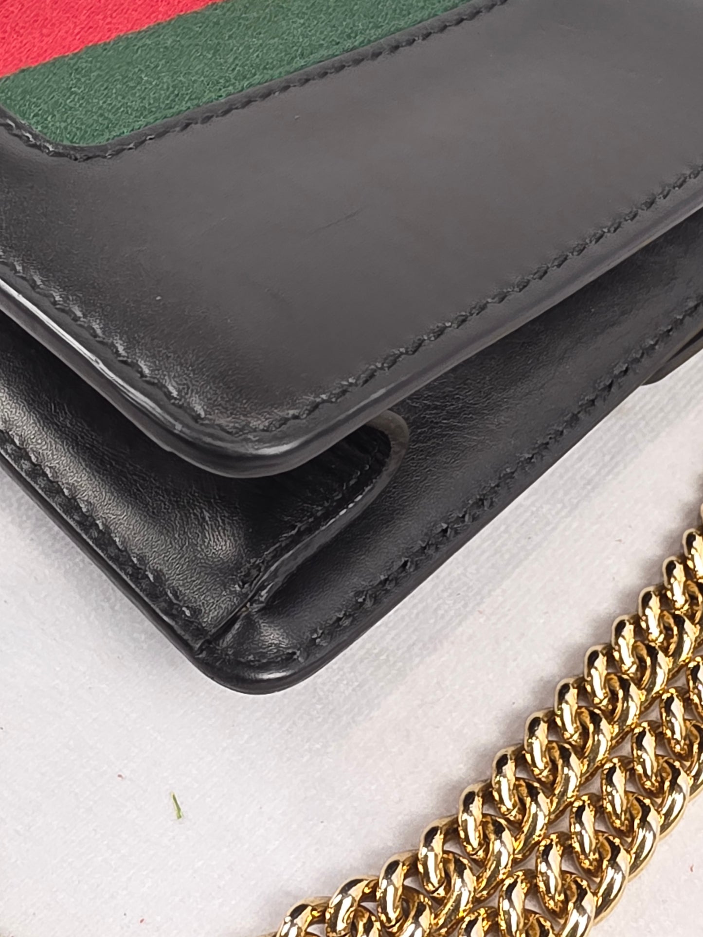 Gucci Sylvie Mini Chain Shoulder Bag – Black