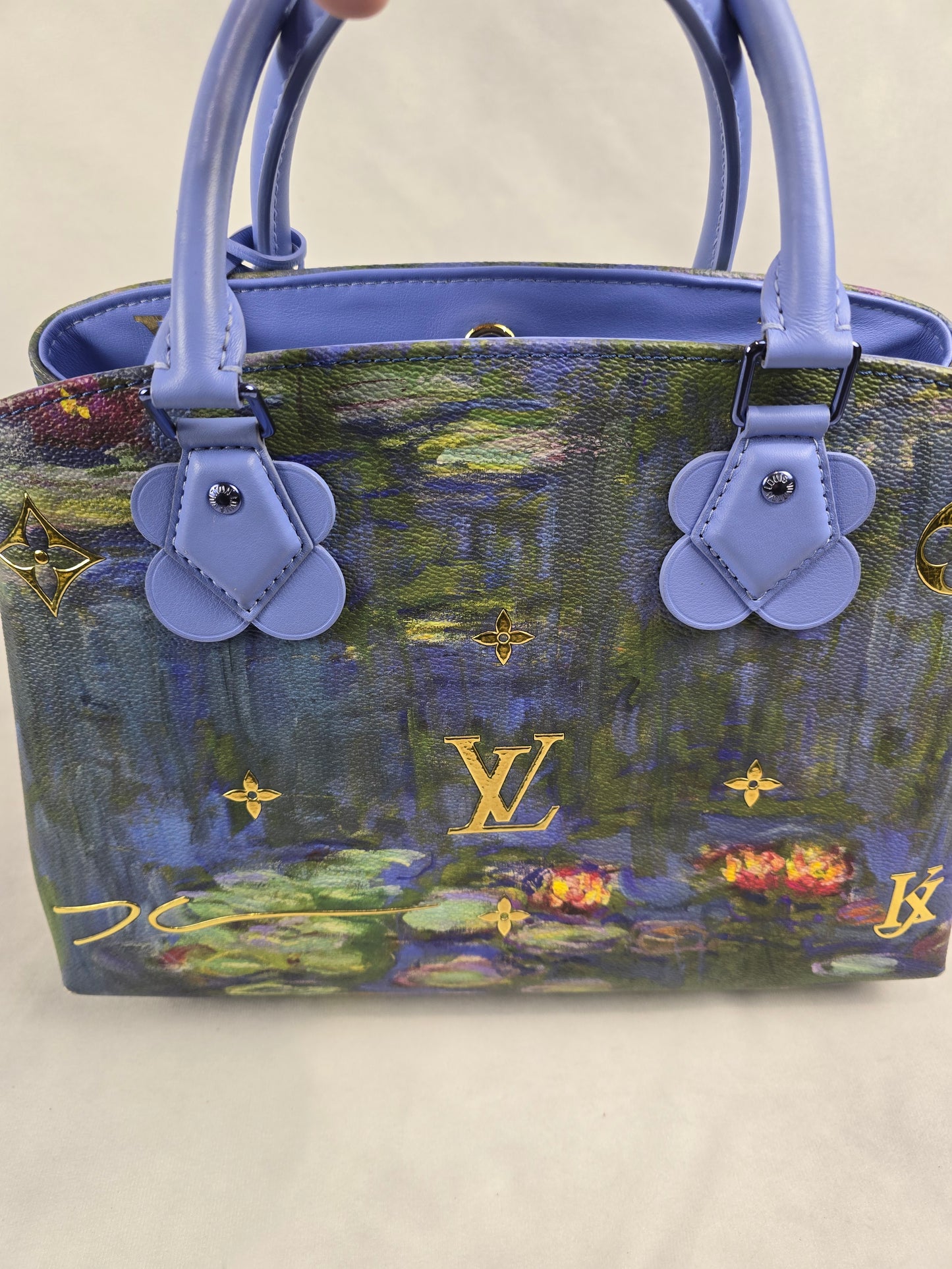 Louis Vuitton Montaigne Limited Edition Jeff Koons Monet Print MM