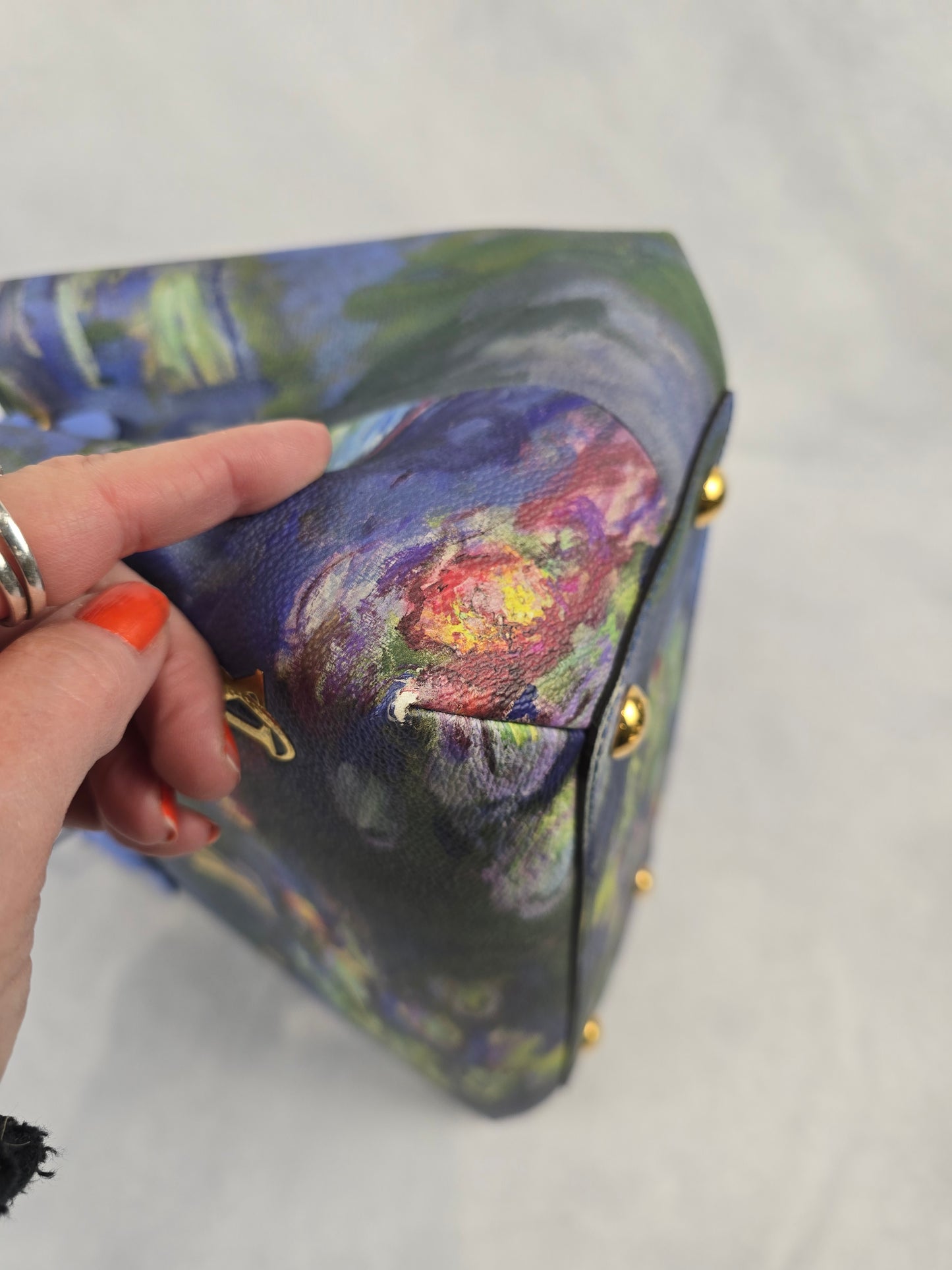 Louis Vuitton Montaigne Limited Edition Jeff Koons Monet Print MM