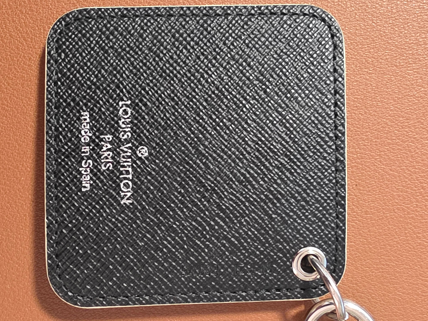 Louis Vuitton x Christopher Nemeth Damier Graphite Illustre Rope Key Ring / Bag Charm