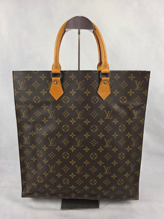 Louis Vuitton Vintage Monogram Sac Plat MM Tote Bag