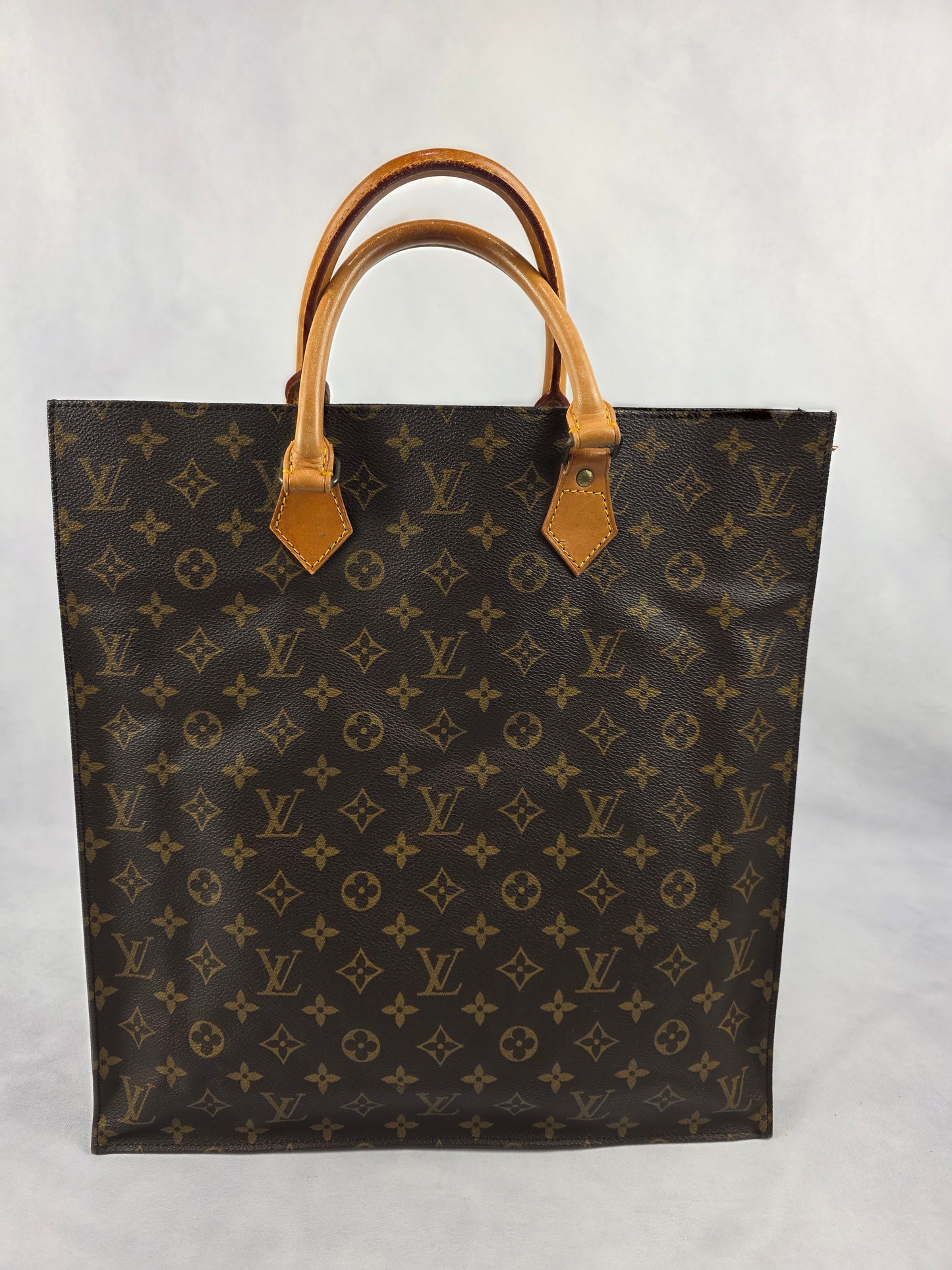 Louis Vuitton Vintage Monogram Sac Plat MM Tote Bag
