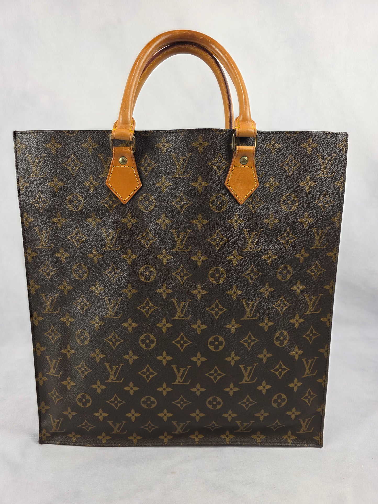 Louis Vuitton Vintage Monogram Sac Plat MM Tote Bag