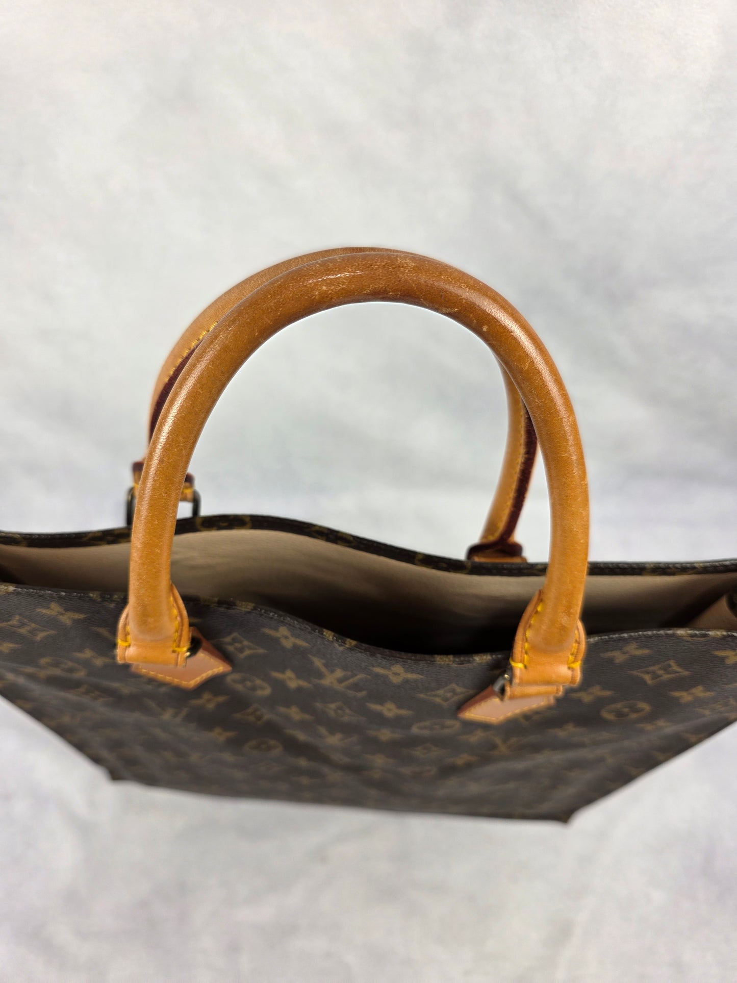 Louis Vuitton Vintage Monogram Sac Plat MM Tote Bag