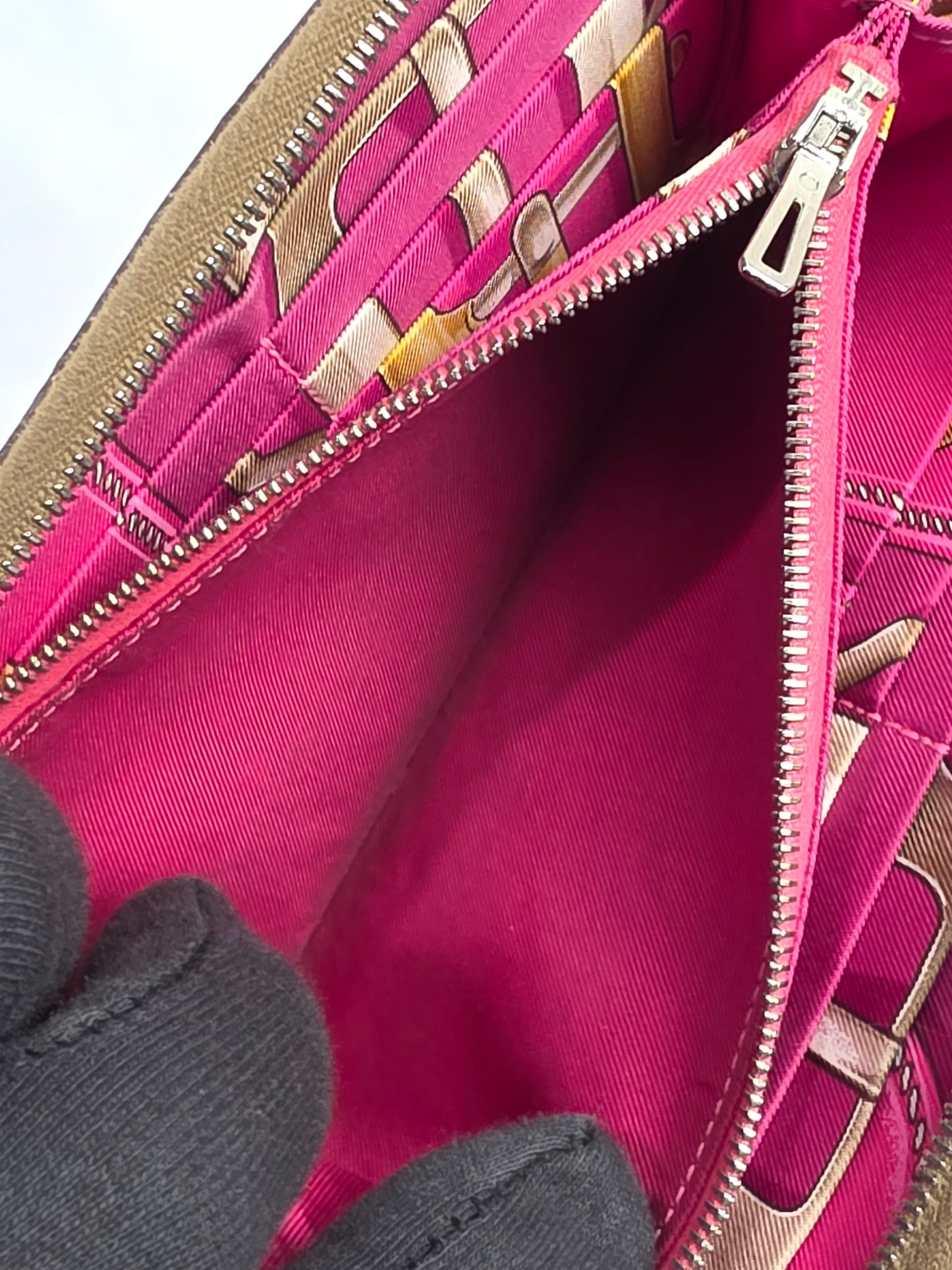 Hermès Azap Long Silk'In Wallet in Étoupe Epsom Leather