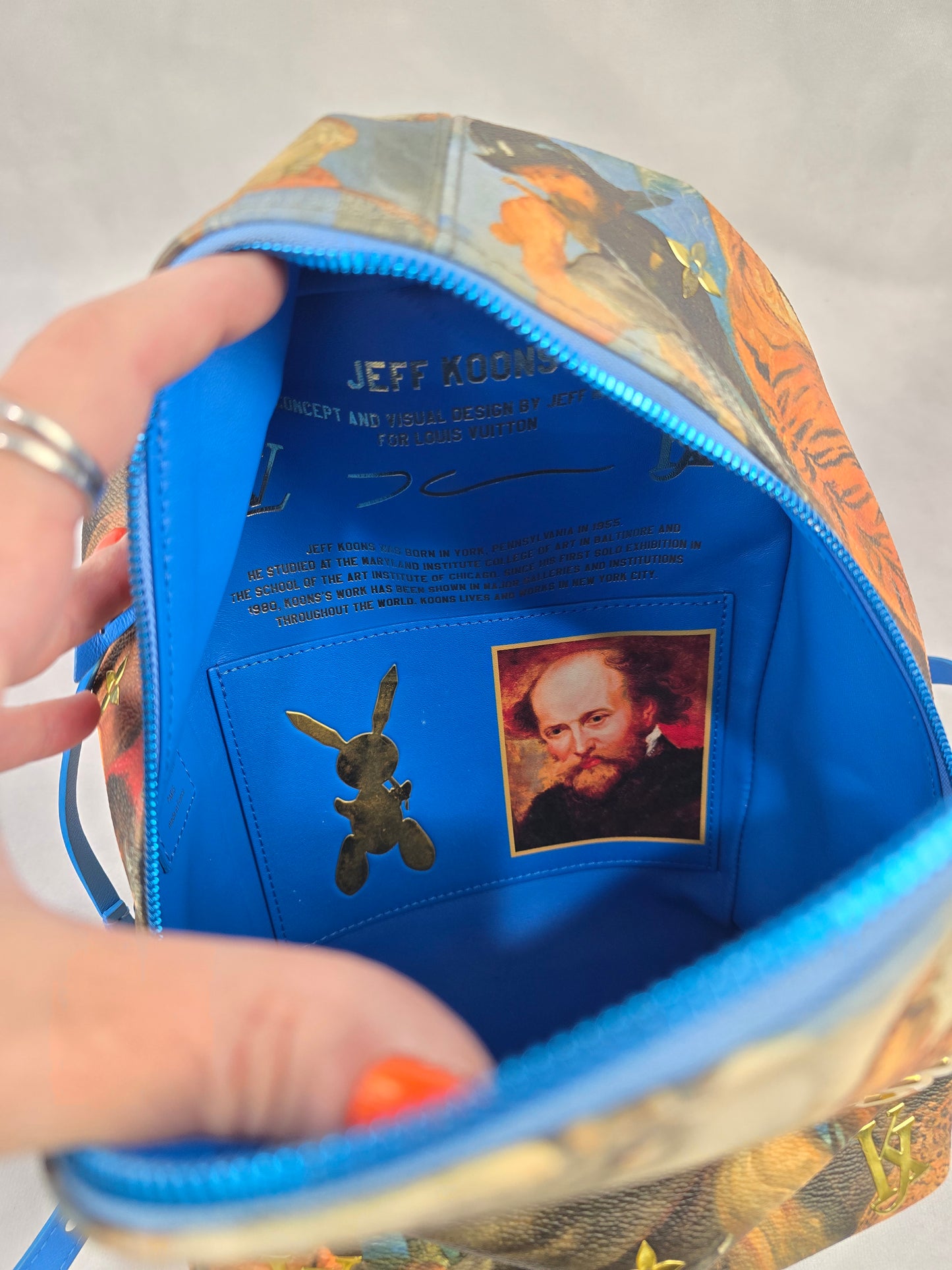 Louis Vuitton x Jeff KoonsMaster Collection Rubens Palm Springs Backpack