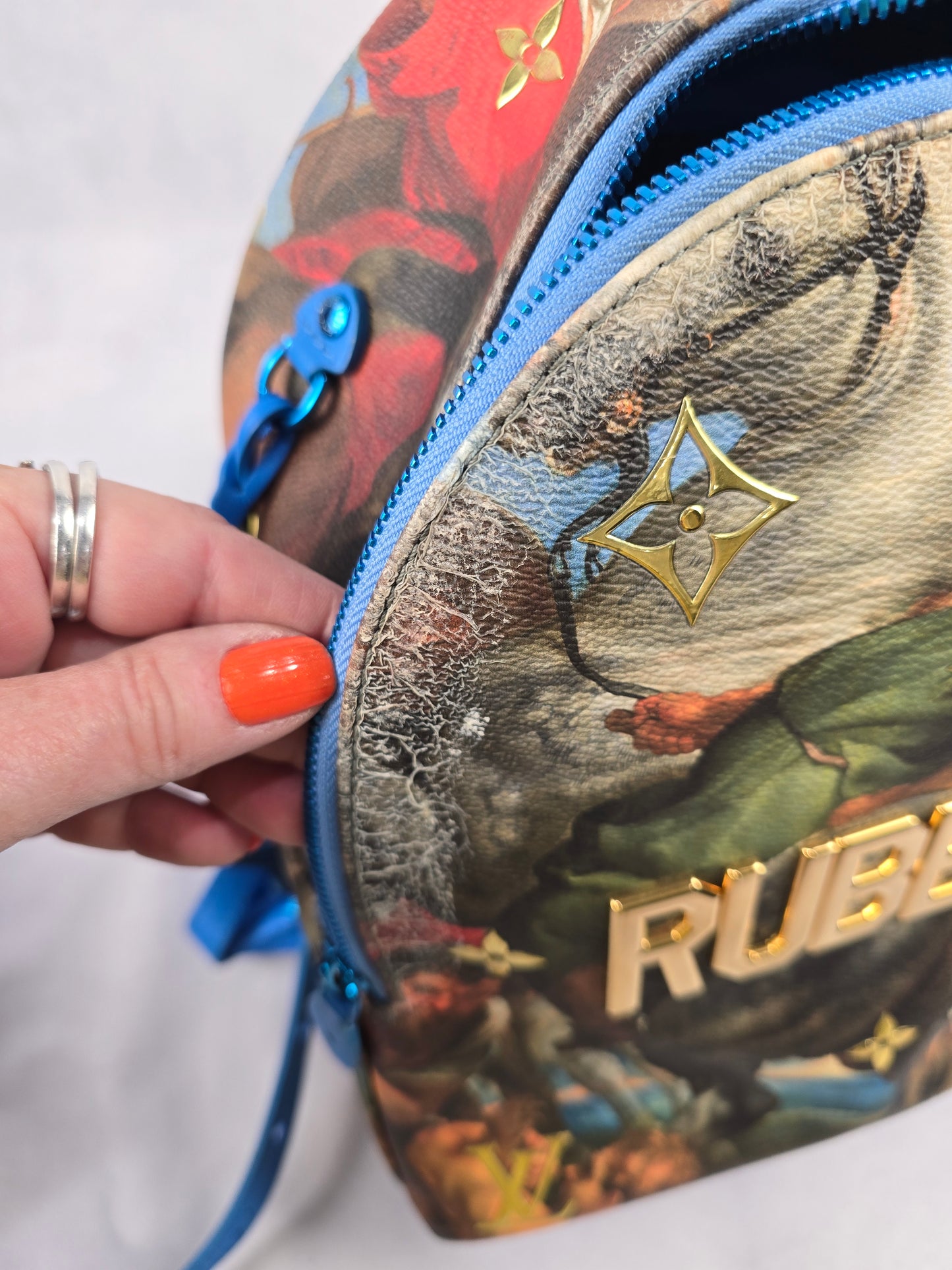 Louis Vuitton x Jeff KoonsMaster Collection Rubens Palm Springs Backpack