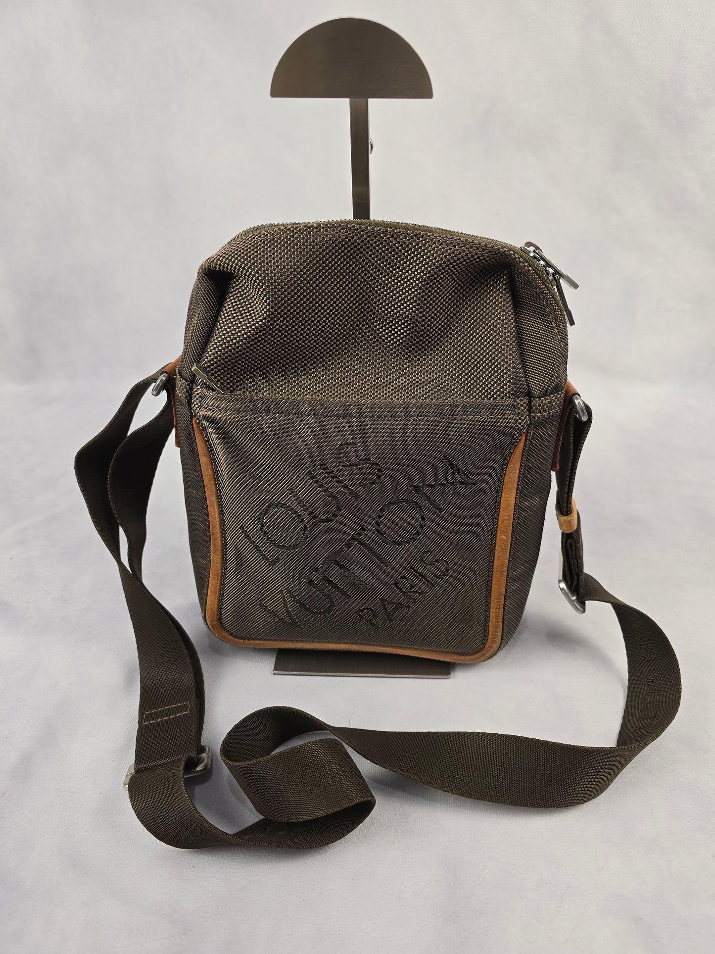 Louis Vuitton Brown Damier Geant Citadin Canvas Messenger Bag