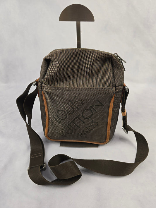 Louis Vuitton Brown Damier Geant Citadin Canvas Messenger Bag