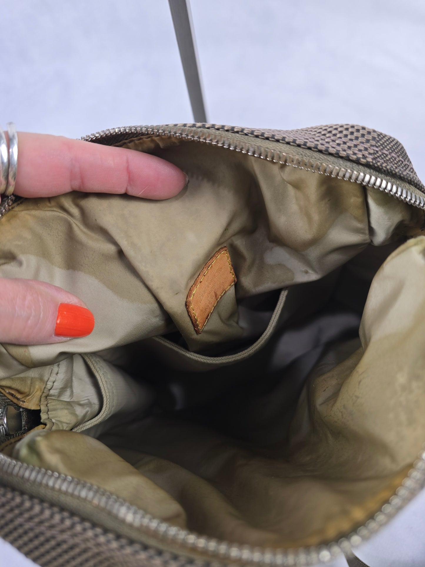 Louis Vuitton Brown Damier Geant Citadin Canvas Messenger Bag