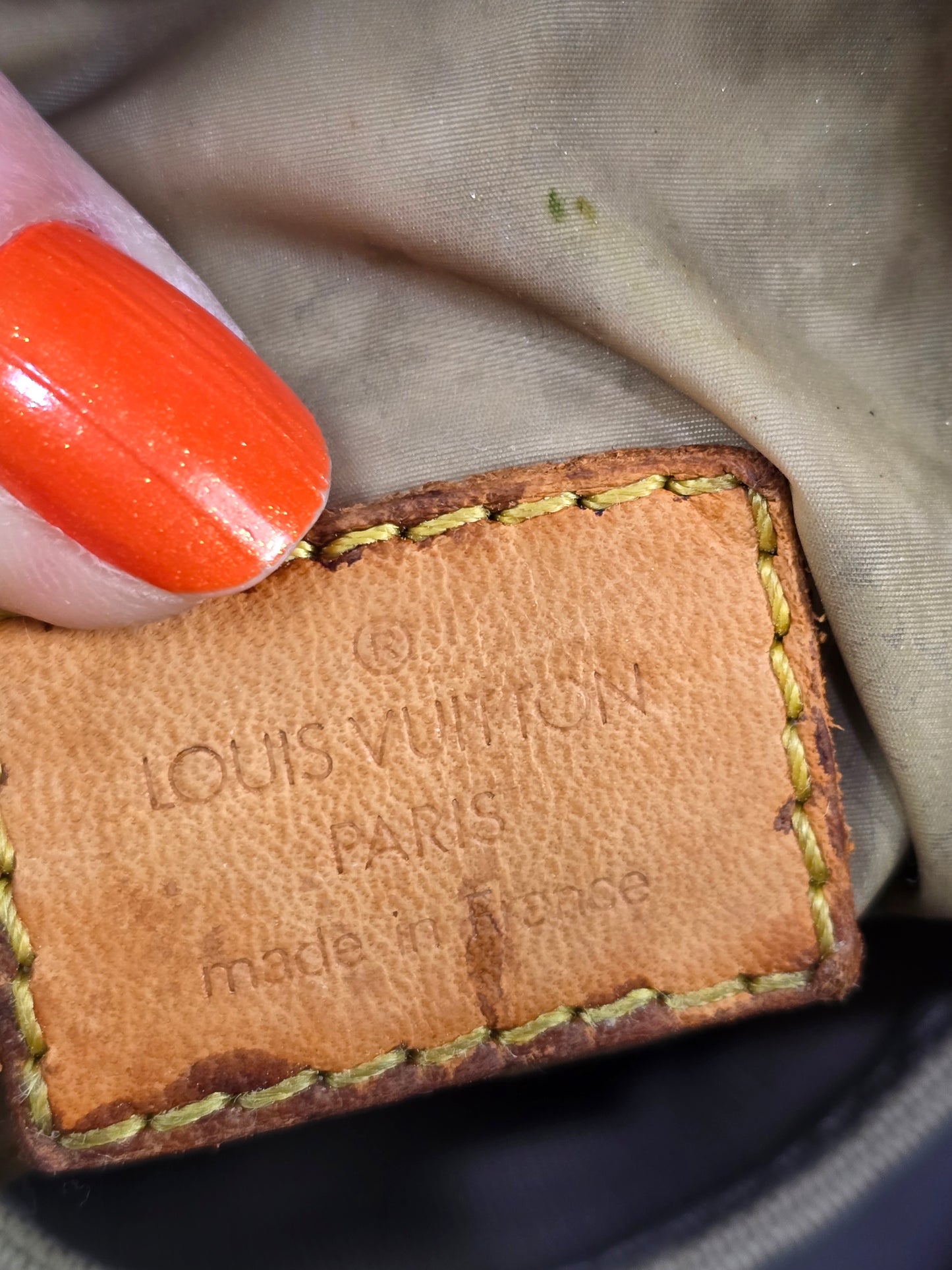 Louis Vuitton Brown Damier Geant Citadin Canvas Messenger Bag