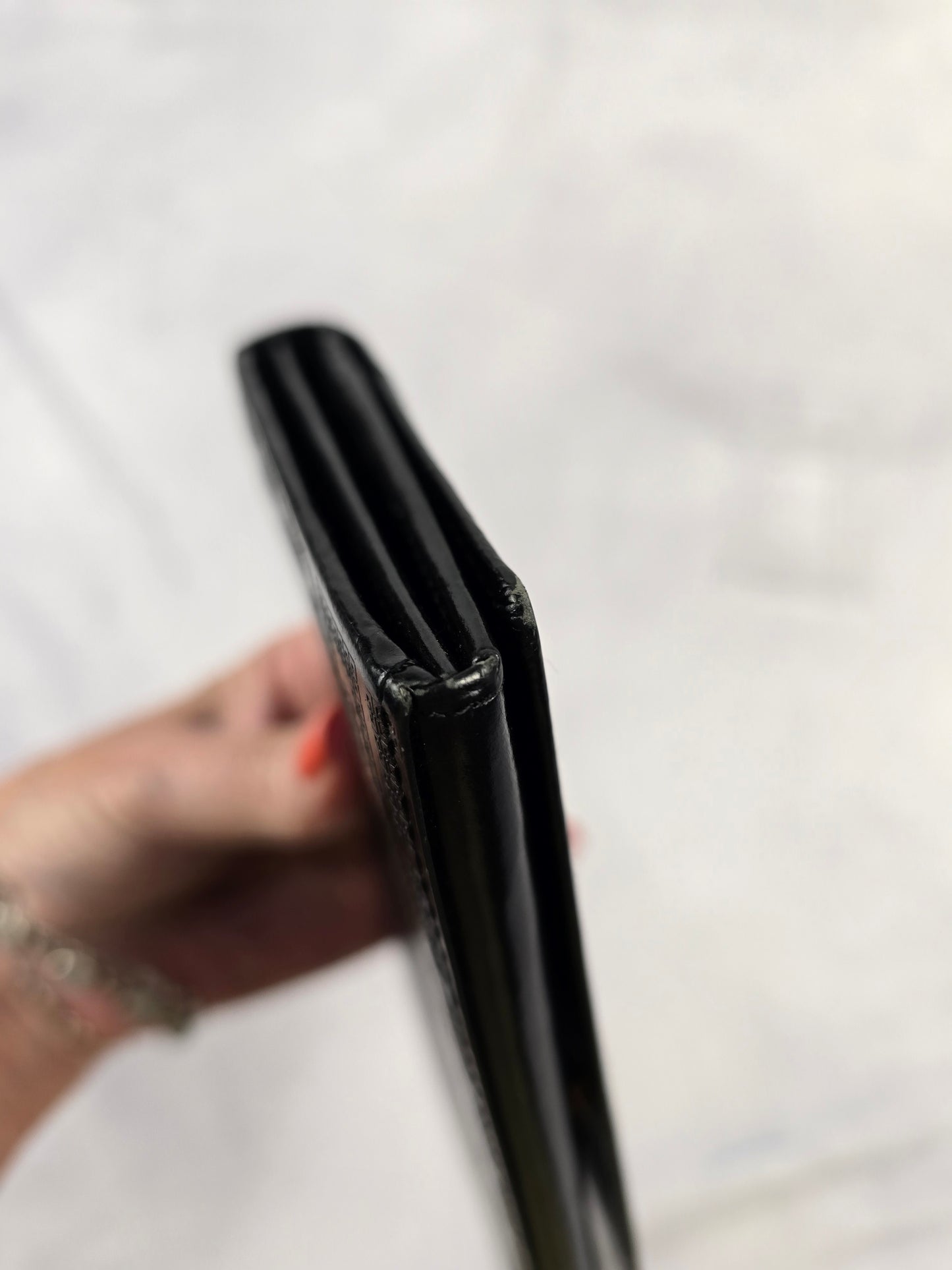 Givenchy Vintage Monogram Flap Long Wallet in Black