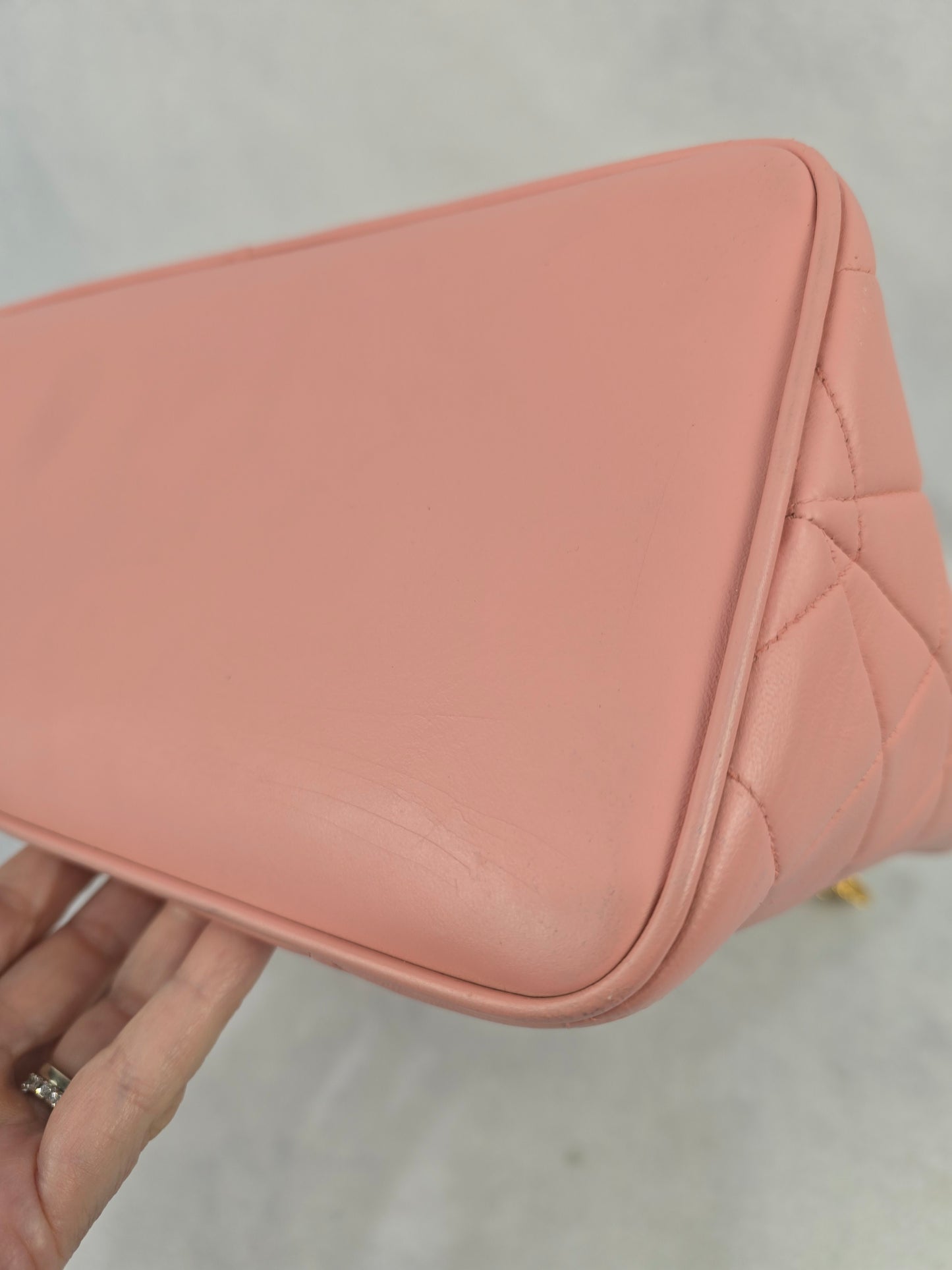 Chanel Medallion Tote in Pink Quilted Lambskin