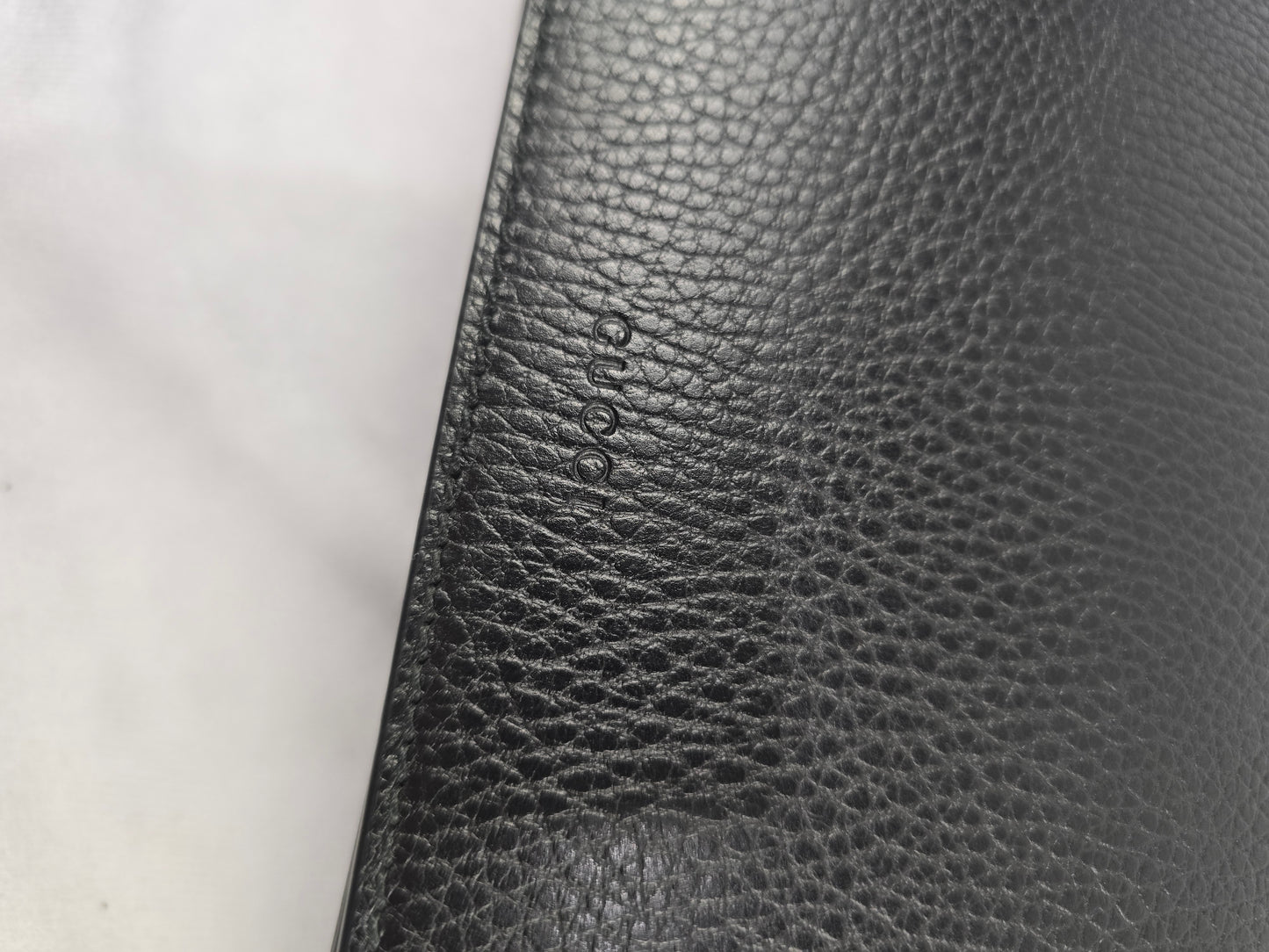 Gucci Dollar Calfskin Enamel Dionysus in Black and Electric Blue