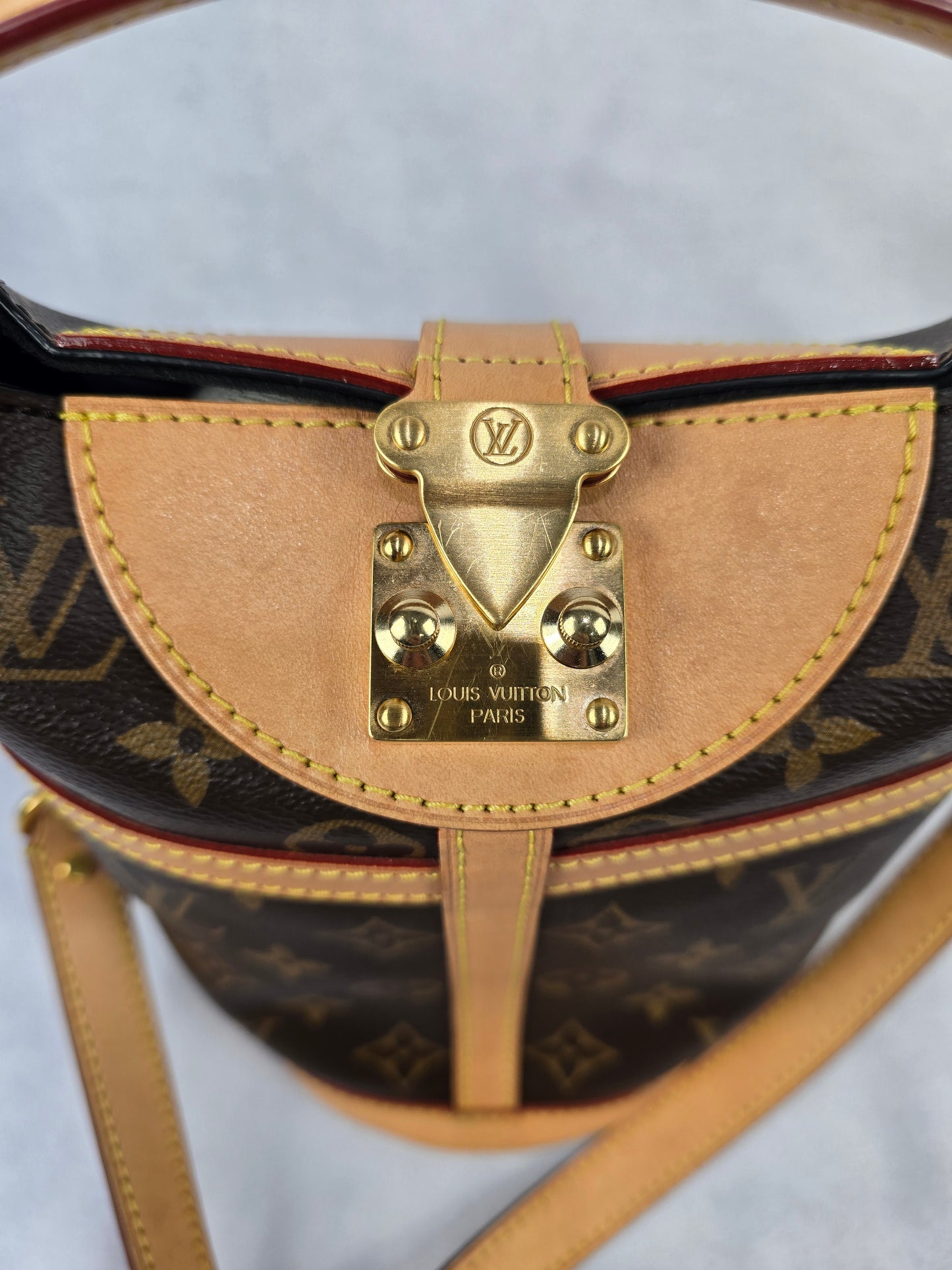 Louis Vuitton Monogram Duffle Two-Way Handbg