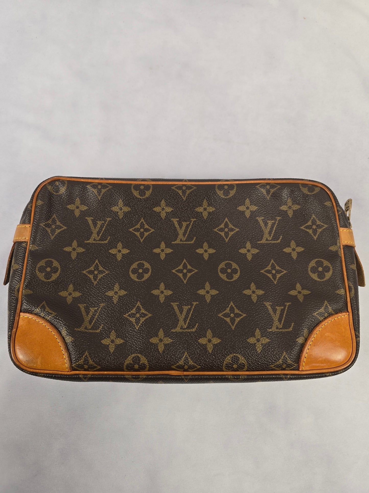 Louis Vuitton Monogram Compiegne 28 CM Clutch/Makeup Bag