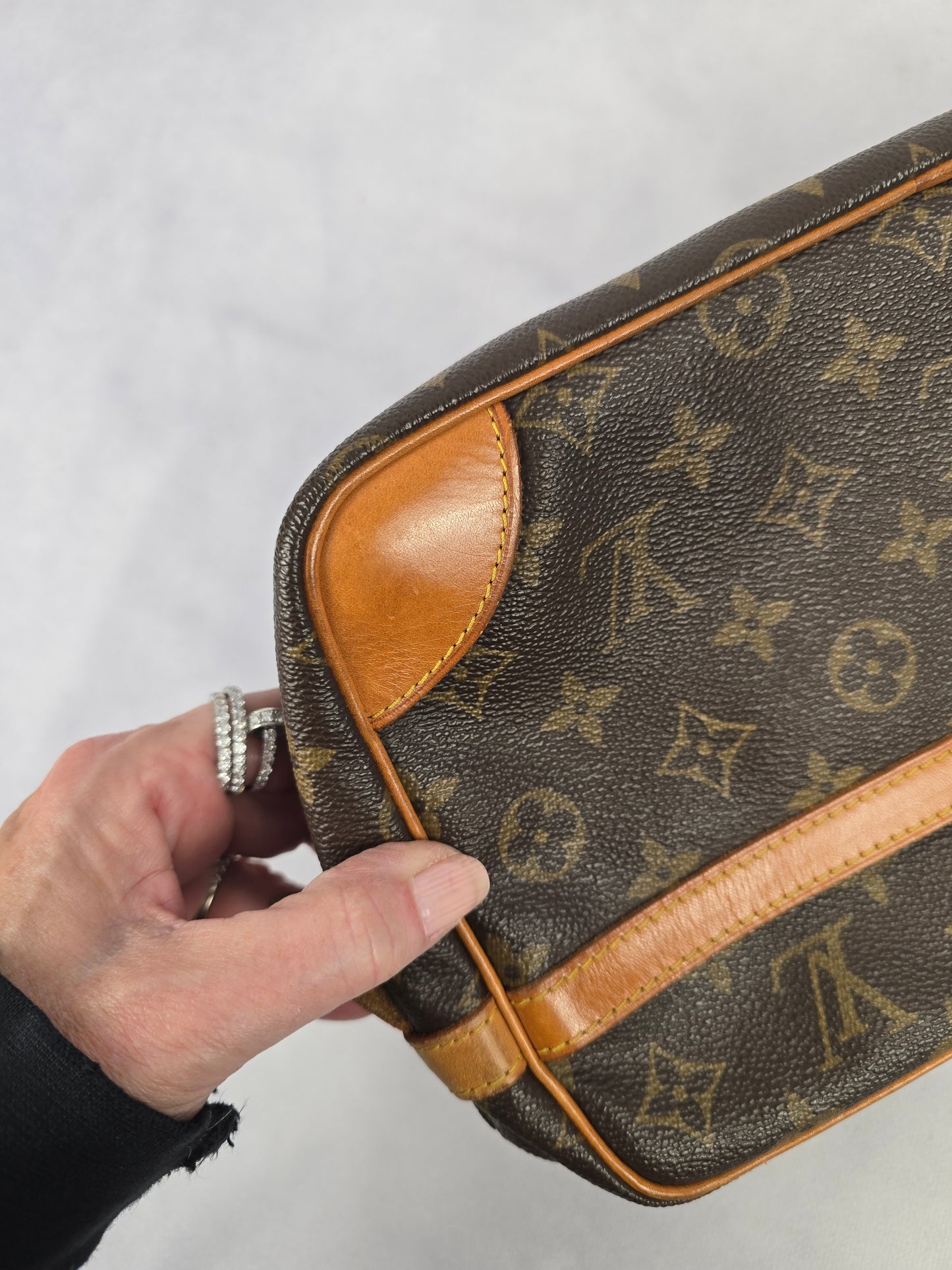 Louis Vuitton Monogram Compiegne 28 CM Clutch/Makeup Bag