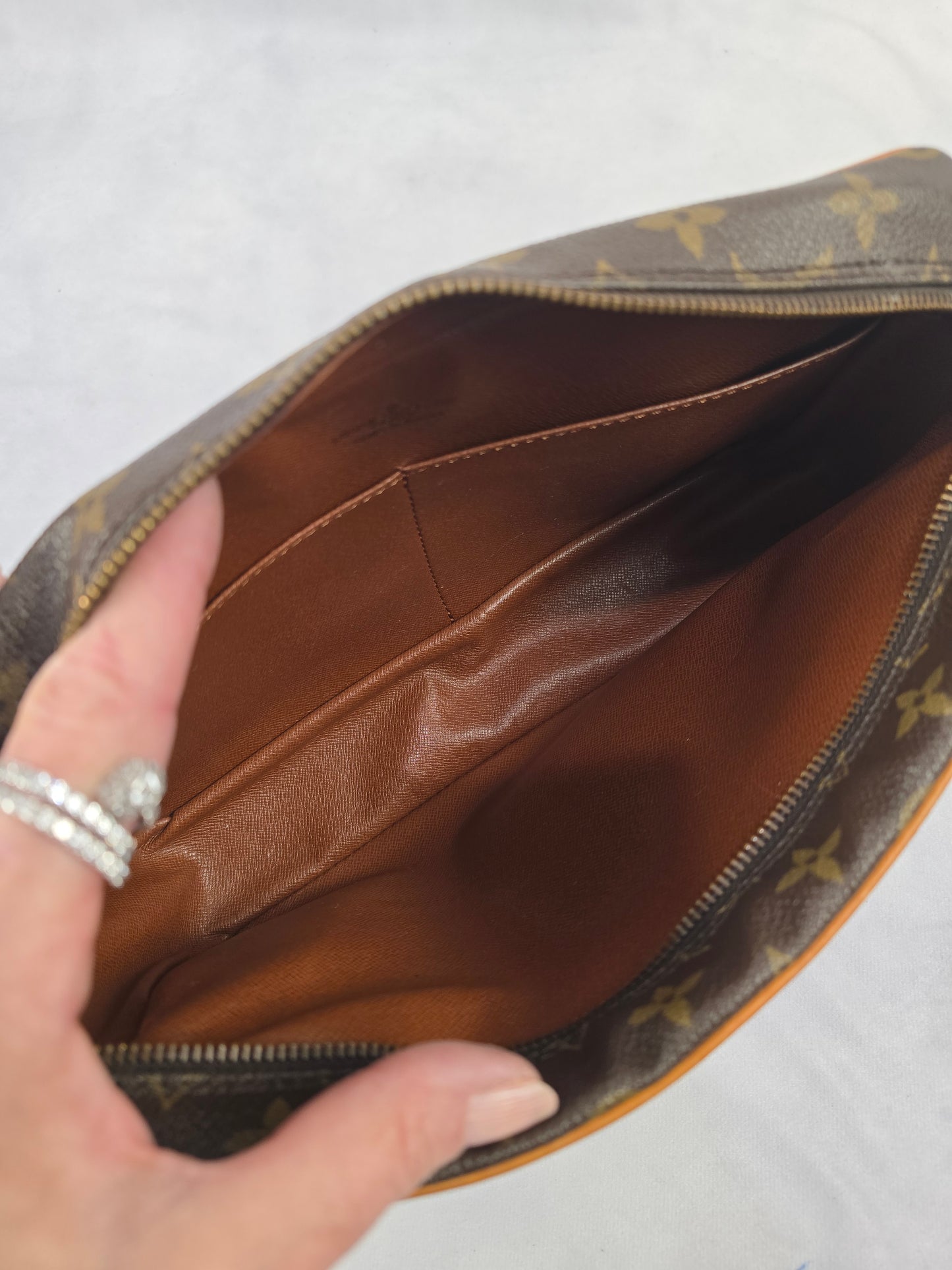 Louis Vuitton Monogram Compiegne 28 CM Clutch/Makeup Bag