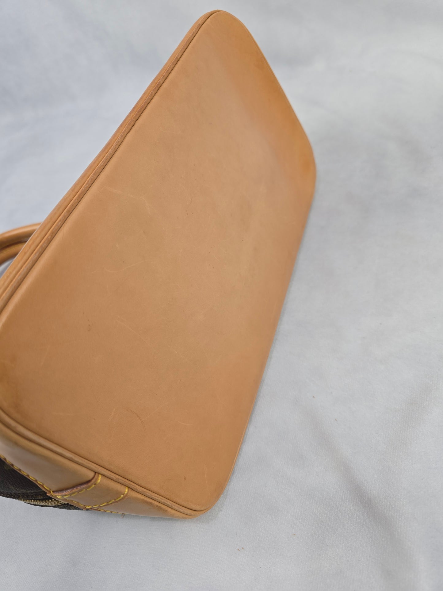 Louis Vuitton Brown Classic Monogram Canvas Alma PM (No shoulder strap)
