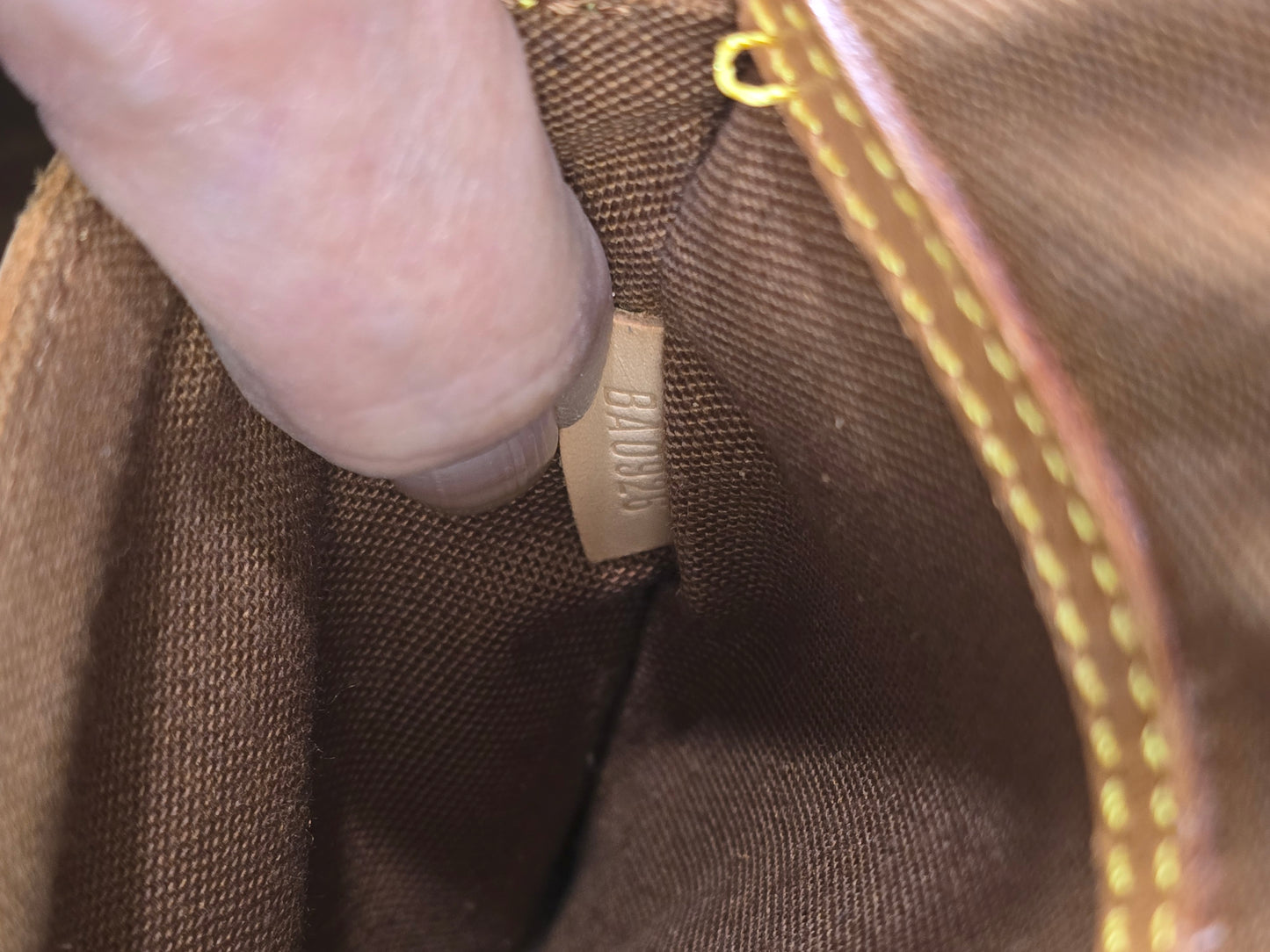 Louis Vuitton Brown Classic Monogram Canvas Alma PM (No shoulder strap)