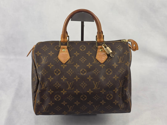 Louis Vuitton Vintage Monogram Canvas Speedy 30,TH0070