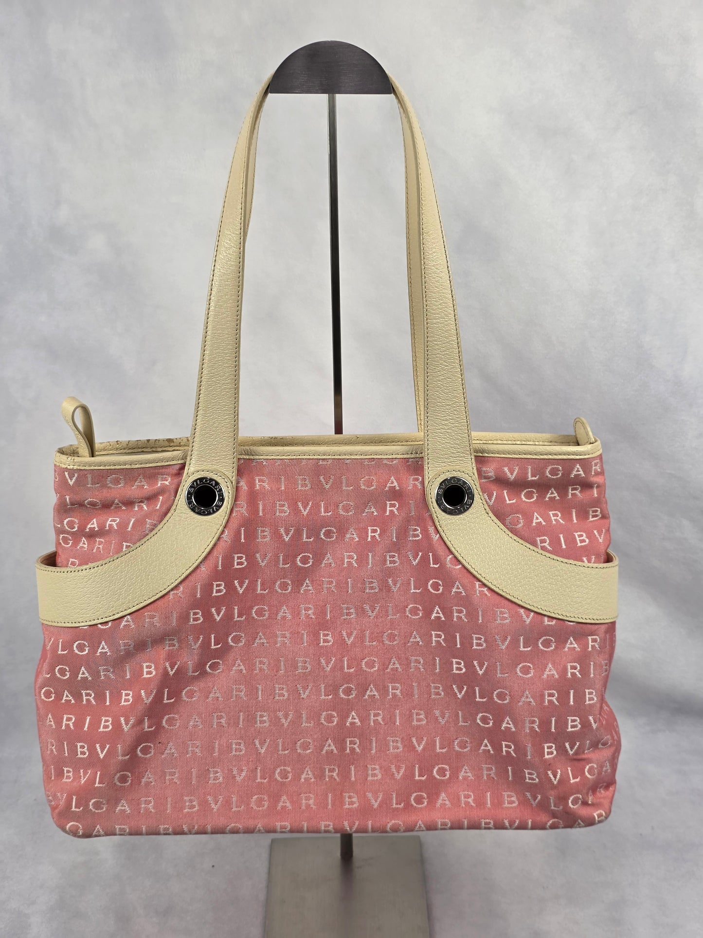 Bvlgari Logomania Pink Tote Bag