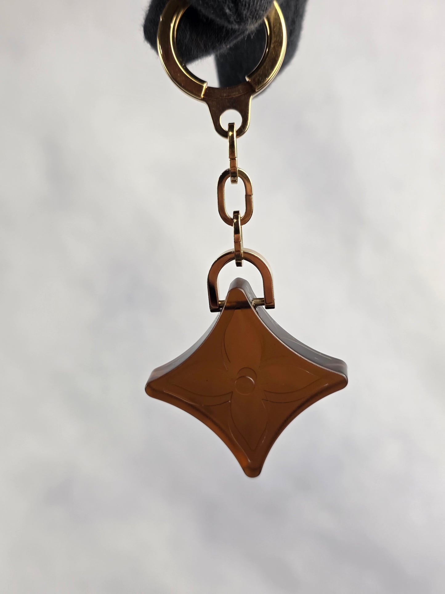 Authentic Louis Vuitton Fleur de Monogram Flower Keychain / Bag Charm