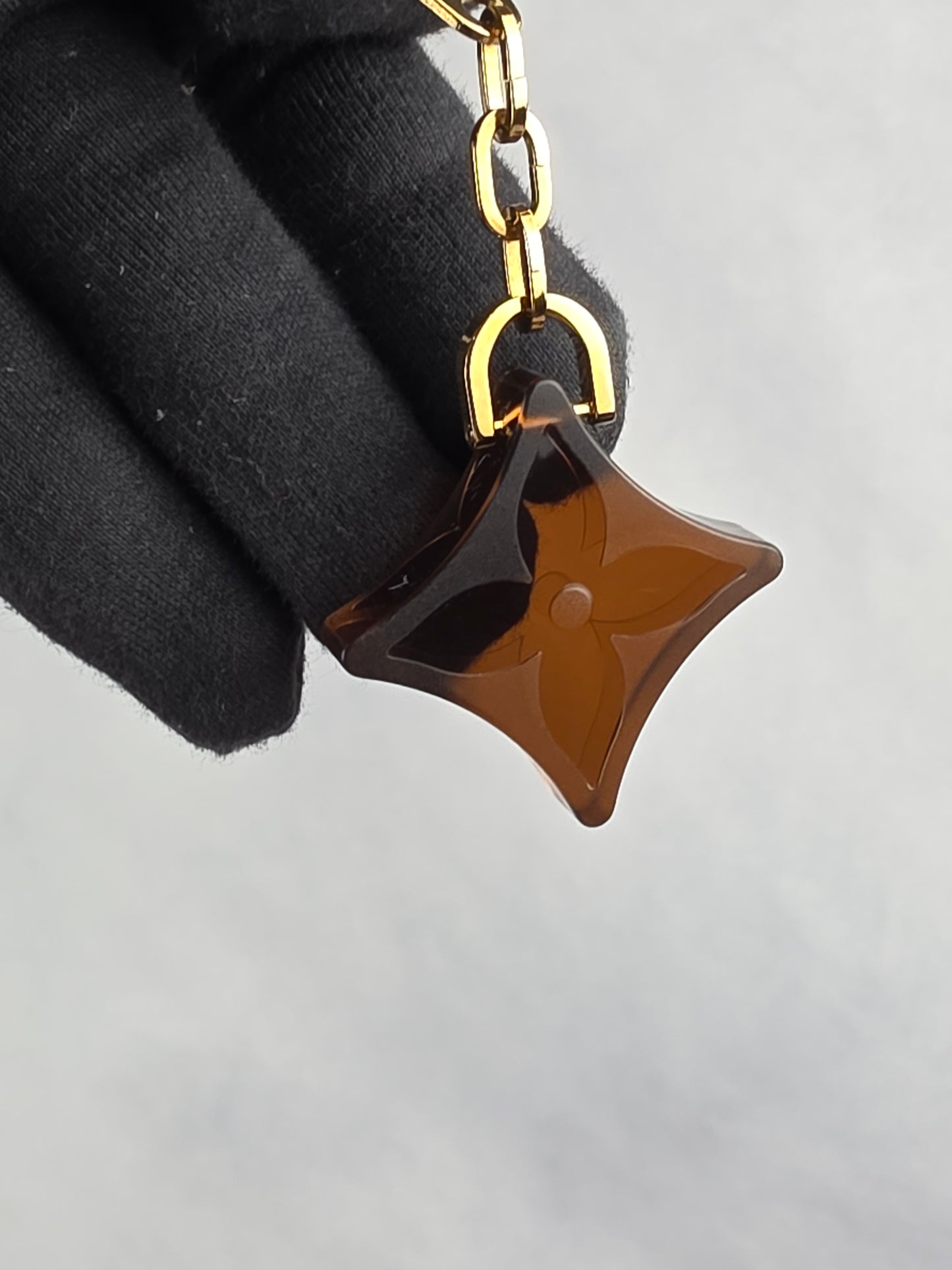 Authentic Louis Vuitton Fleur de Monogram Flower Keychain / Bag Charm