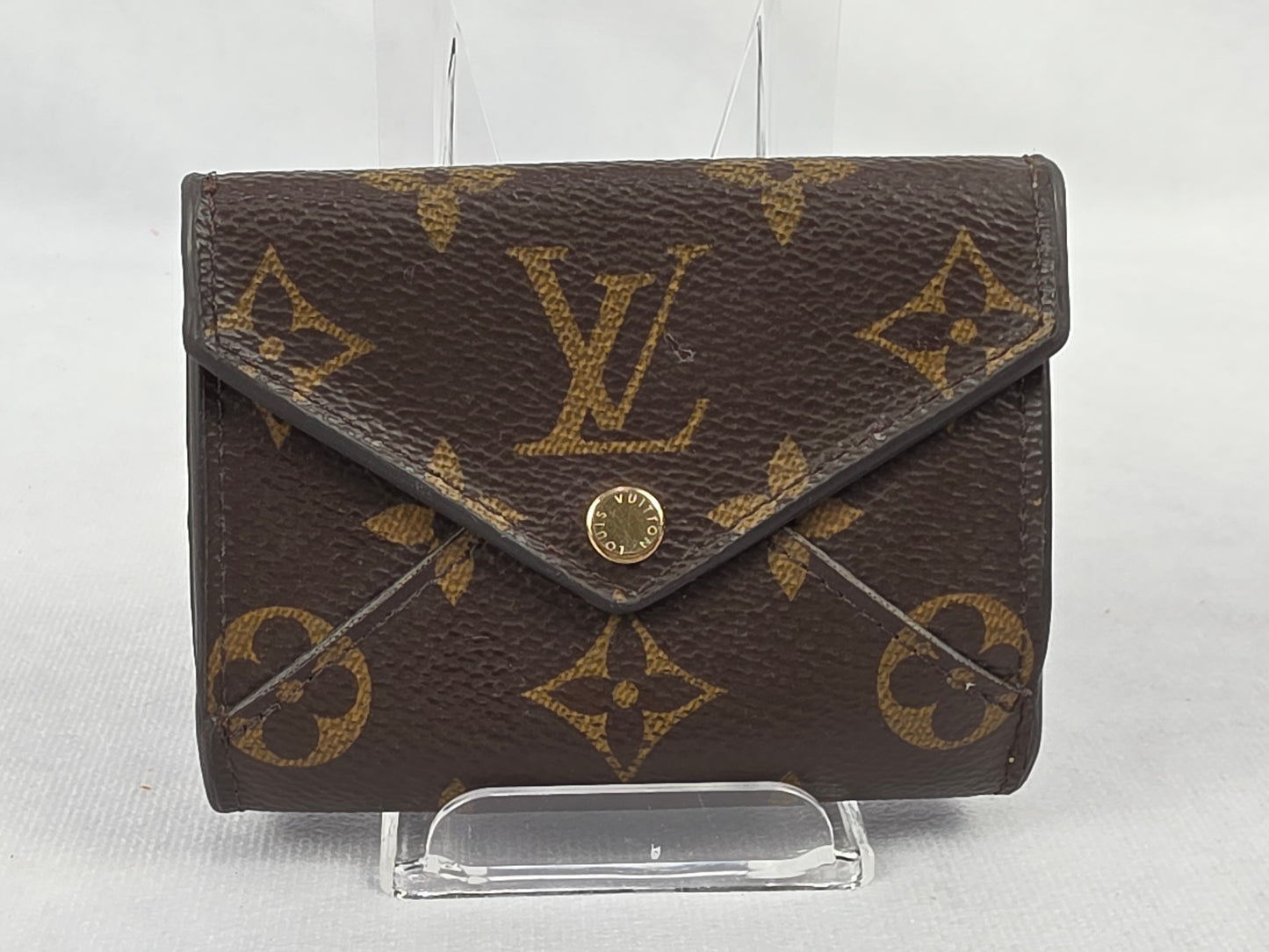 Authentic Louis Vuitton Monogram Canvas Celeste Compact Wallet